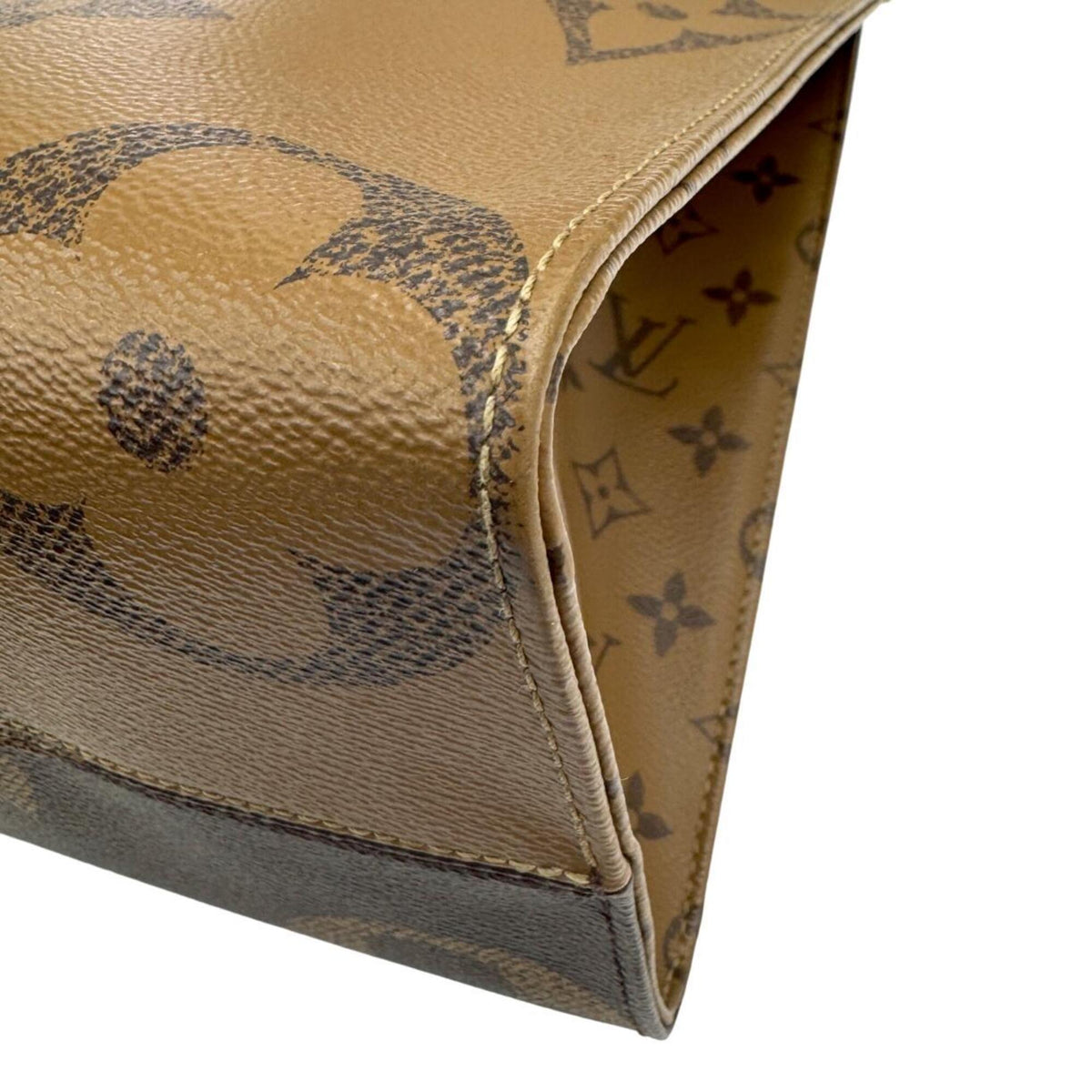 Louis Vuitton Brown Monogram Handbag Tote Bag (Pre-Owned)
