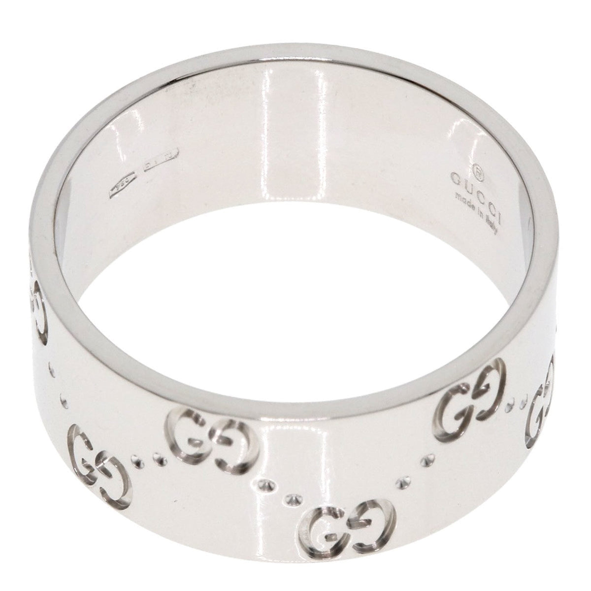 Gucci White Gold (18K) Band Ring (Pre-Owned)