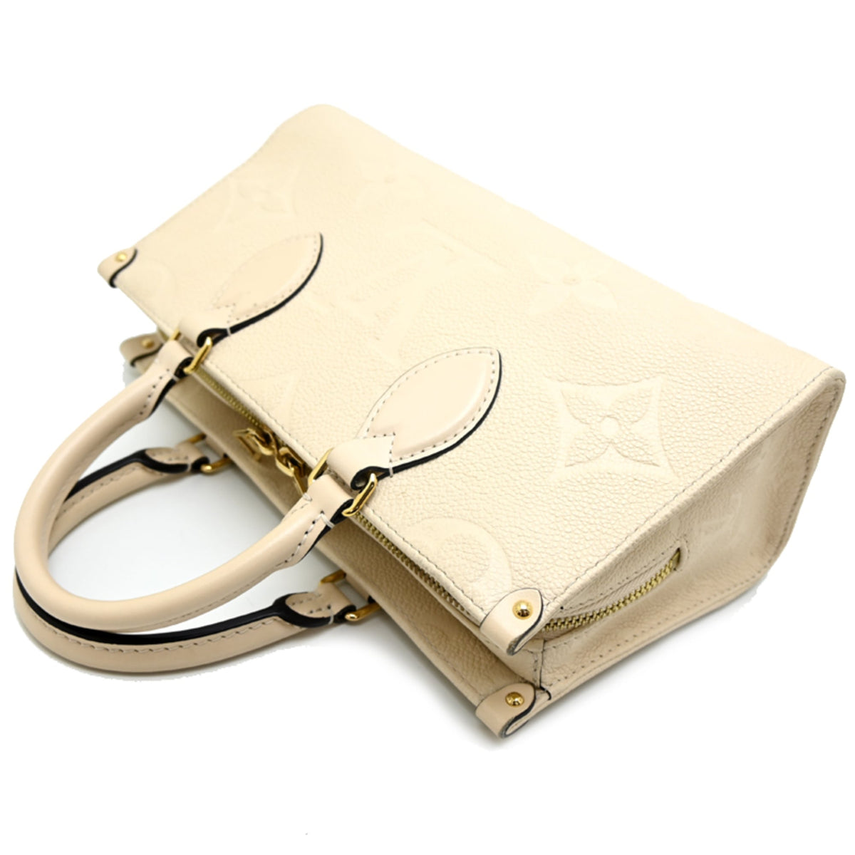 Louis Vuitton Cream Monogram Empreinte Shoulder Bag (Pre-Owned)