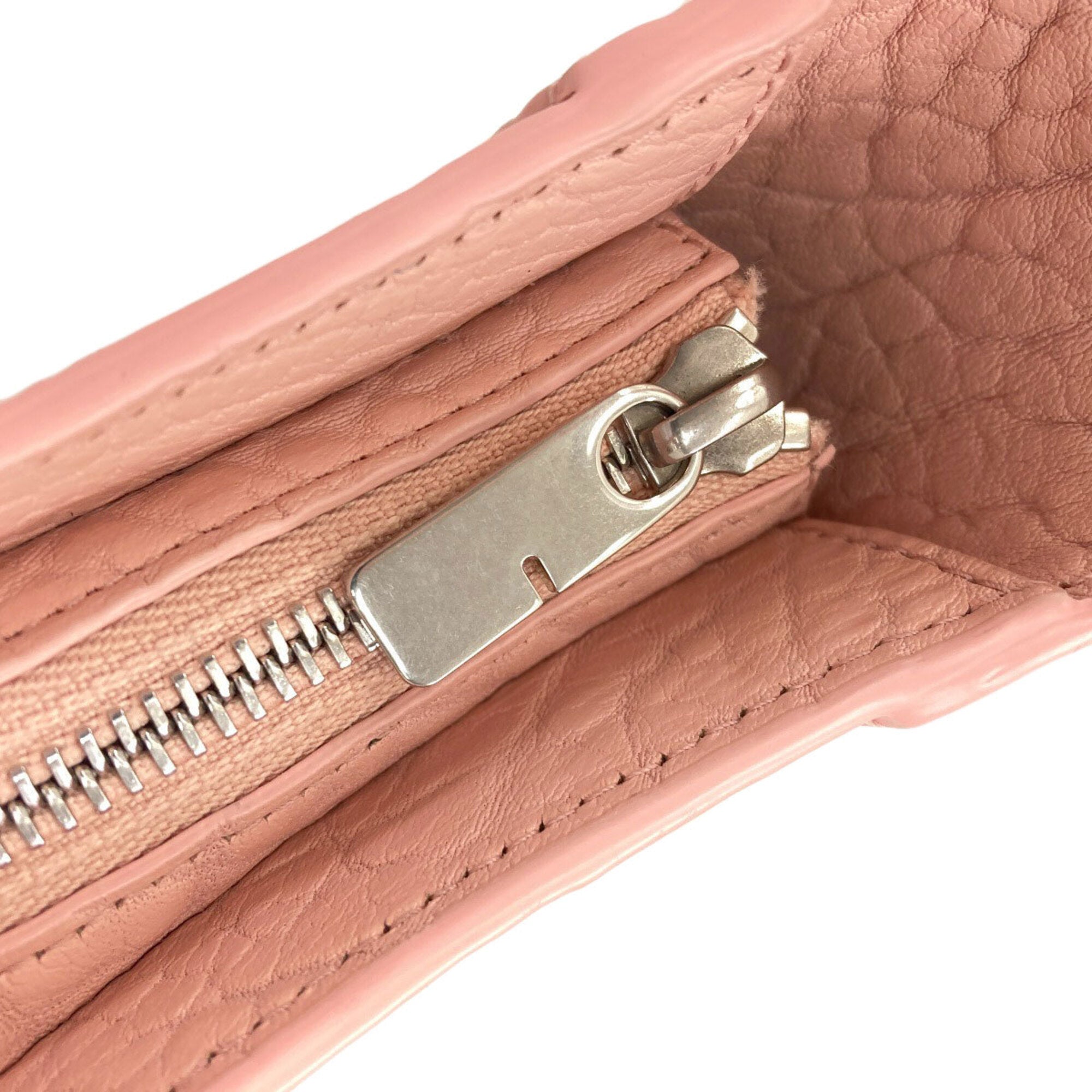 Burberry Pink Leather Shoulder Bag (Pre-Owned)