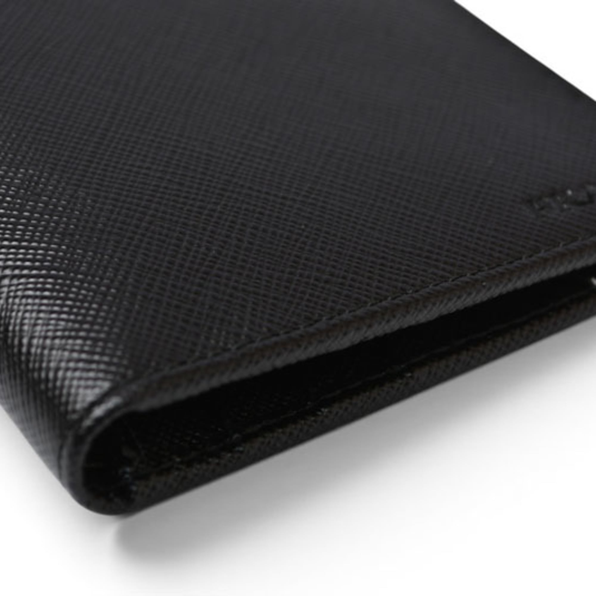 Prada Saffiano Black Wallet (Bi-Fold) (Pre-Owned)