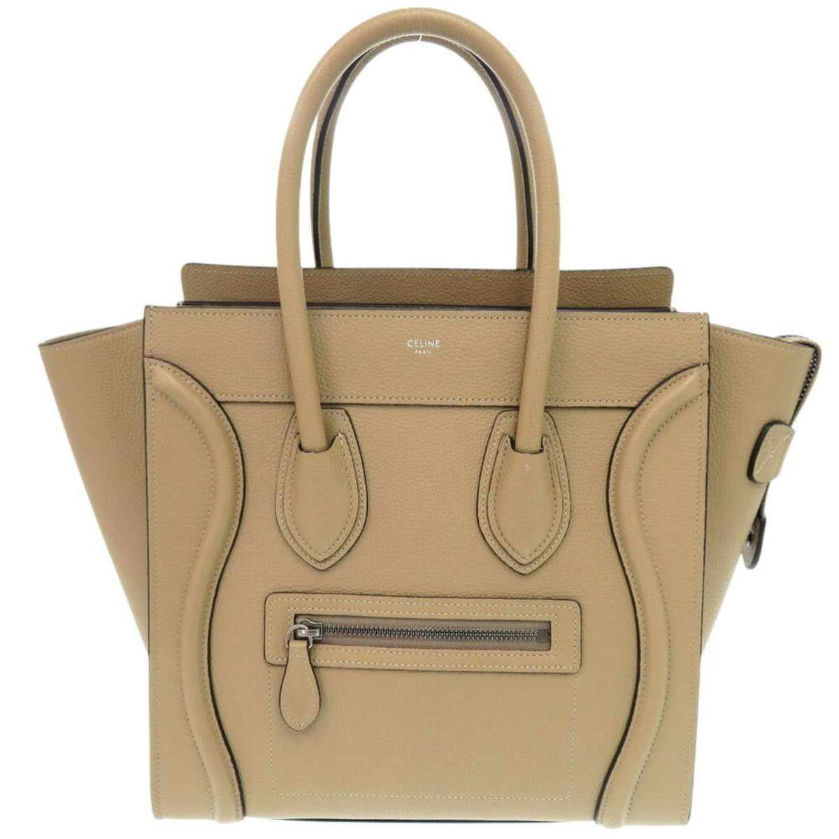 Celine Beige Leather Handbag (Pre-Owned)
