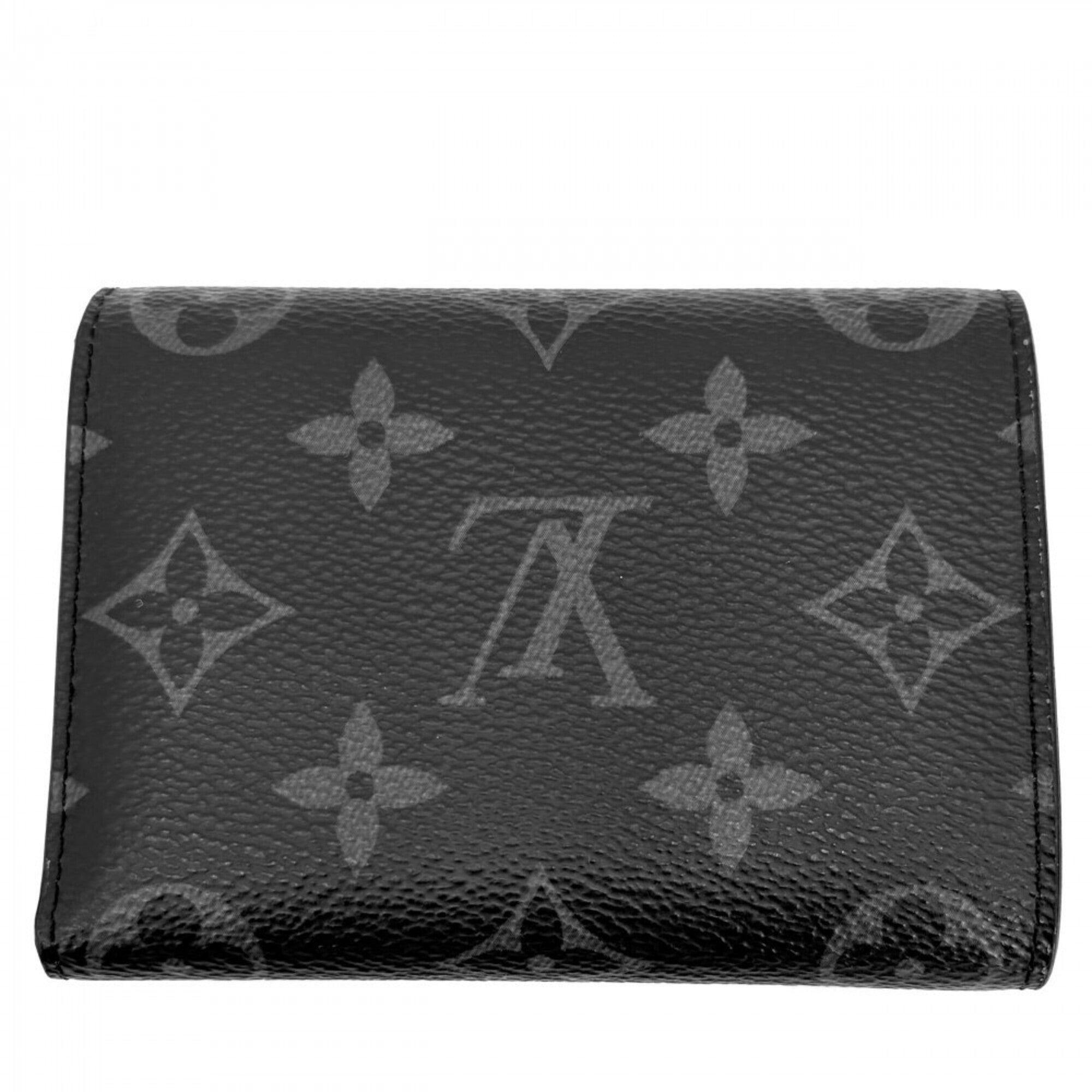 Louis Vuitton Black Monogram Eclipse Wallet (Tri-Fold) (Pre-Owned)