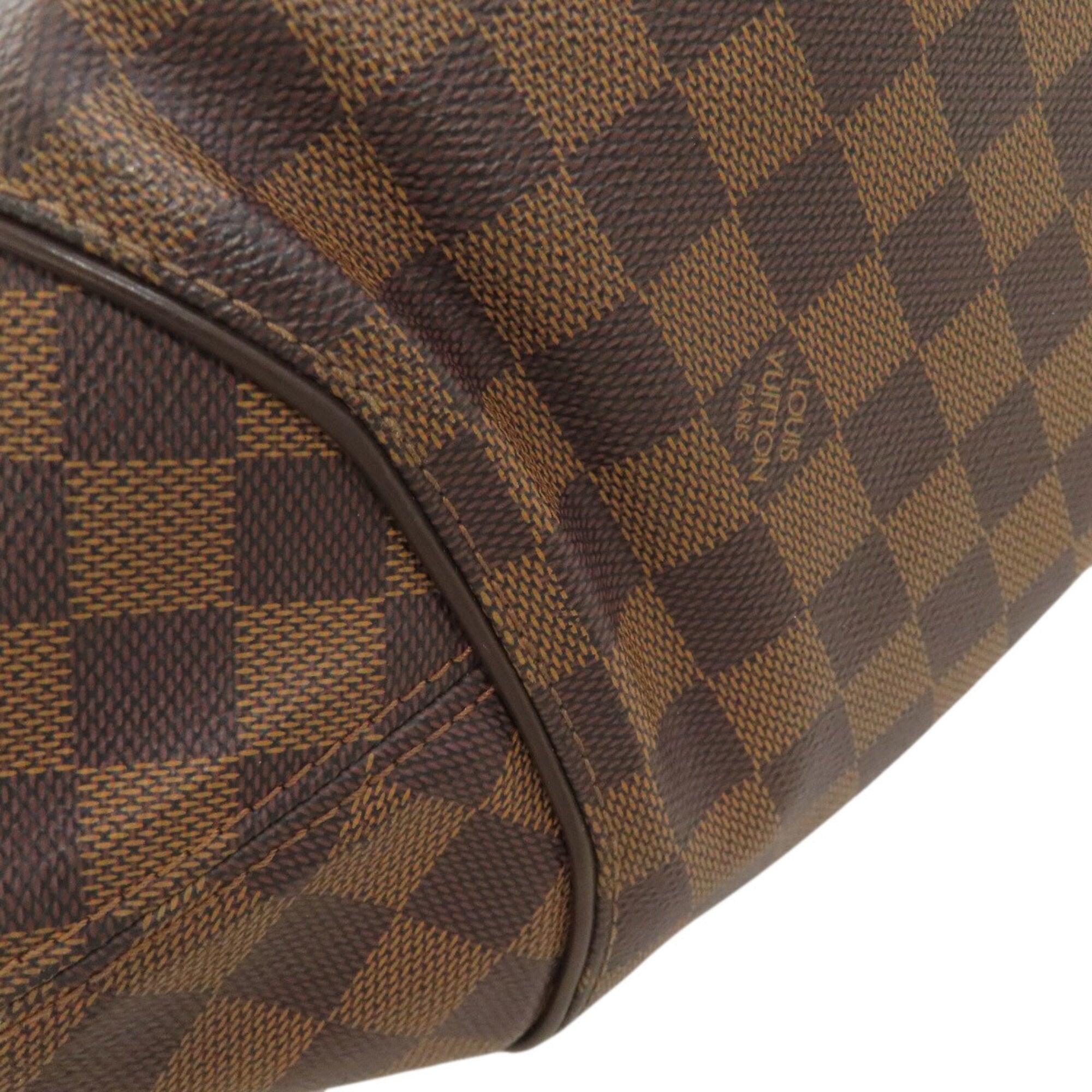 Louis Vuitton Damier Damier Canvas Ebene Damier Canvas Tote Bag (Pre-Owned)