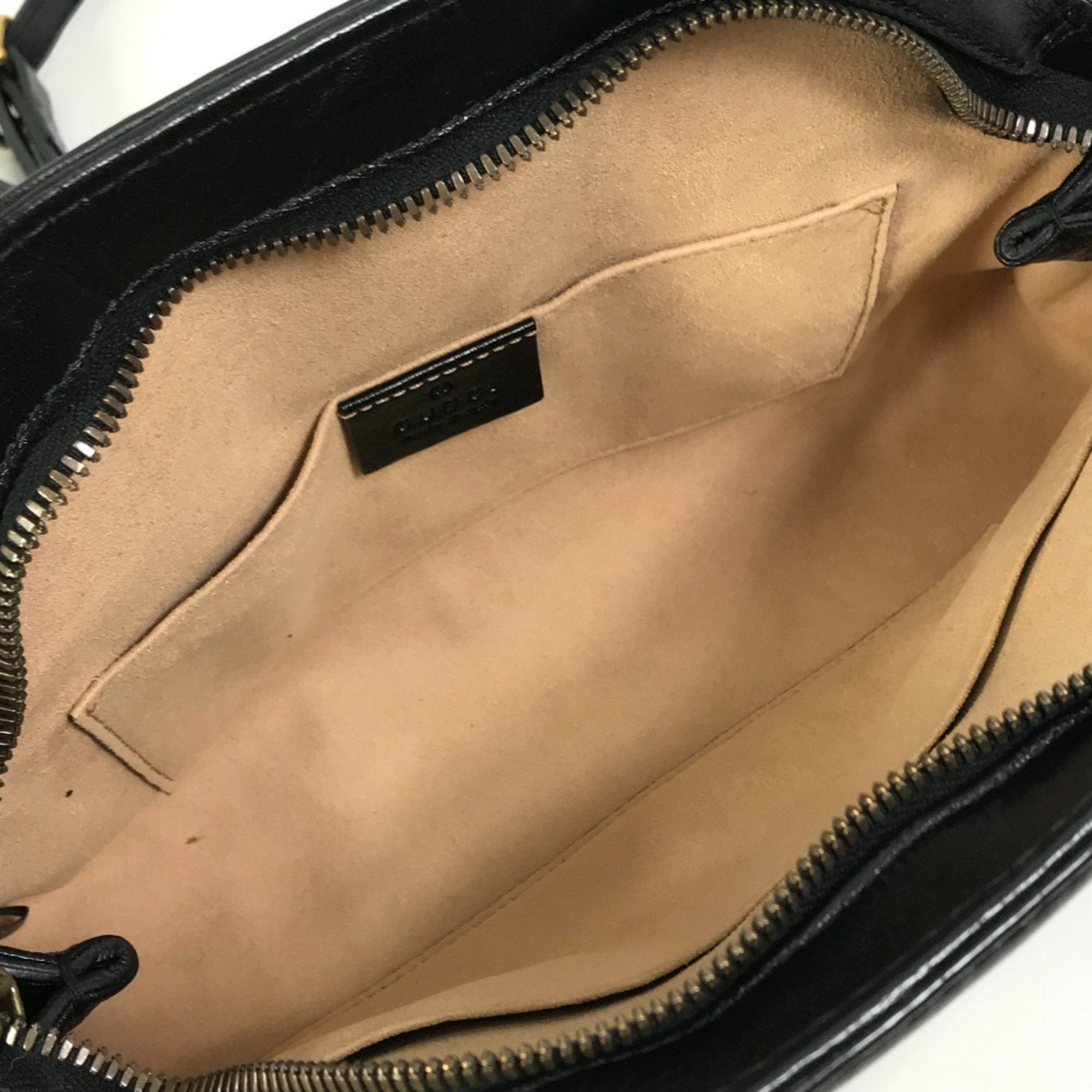 Gucci Black Leather Shoulder Bag (Pre-Owned)