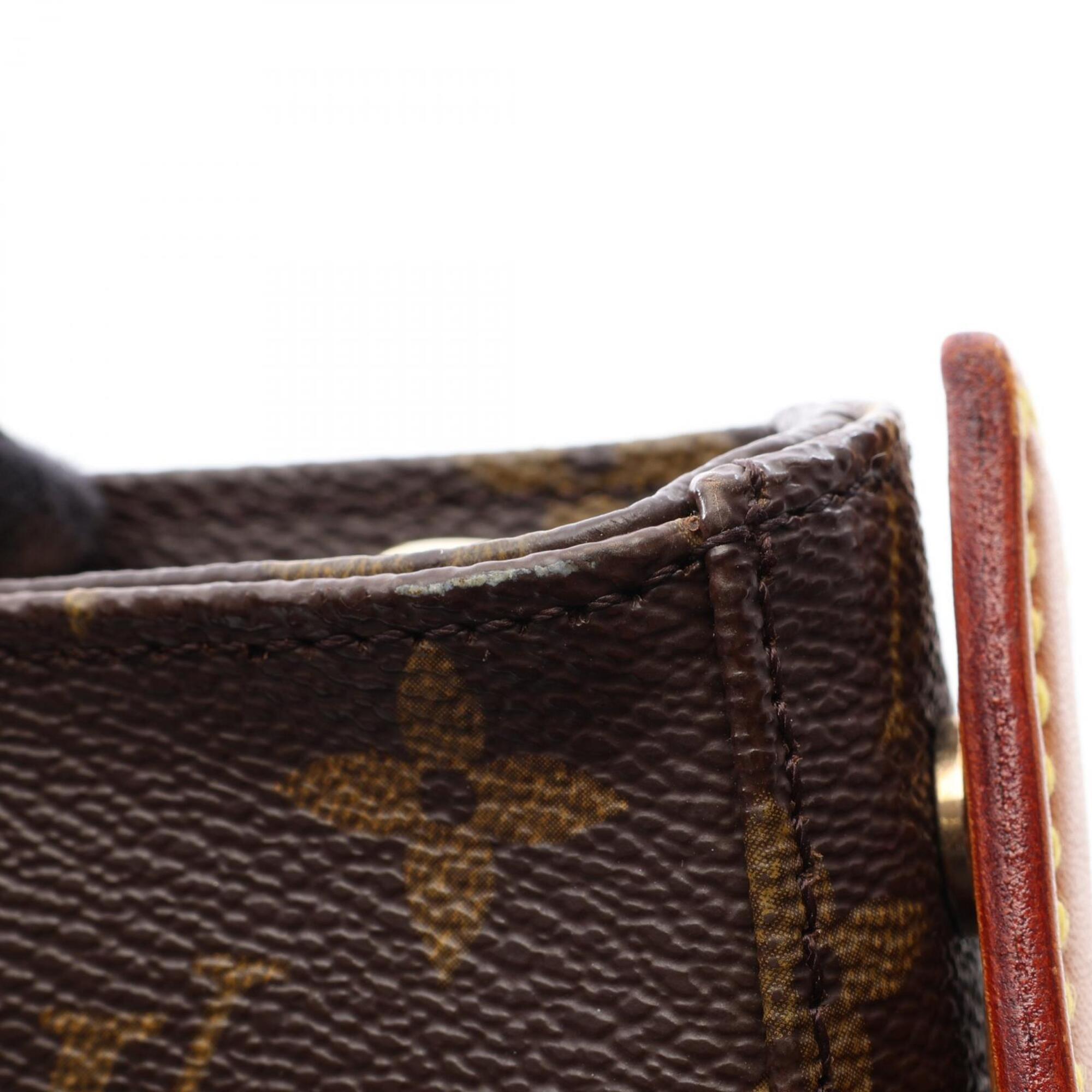 Louis Vuitton Brown Monogram Monogram Leather Handbag Shoulder Bag (Pre-Owned)