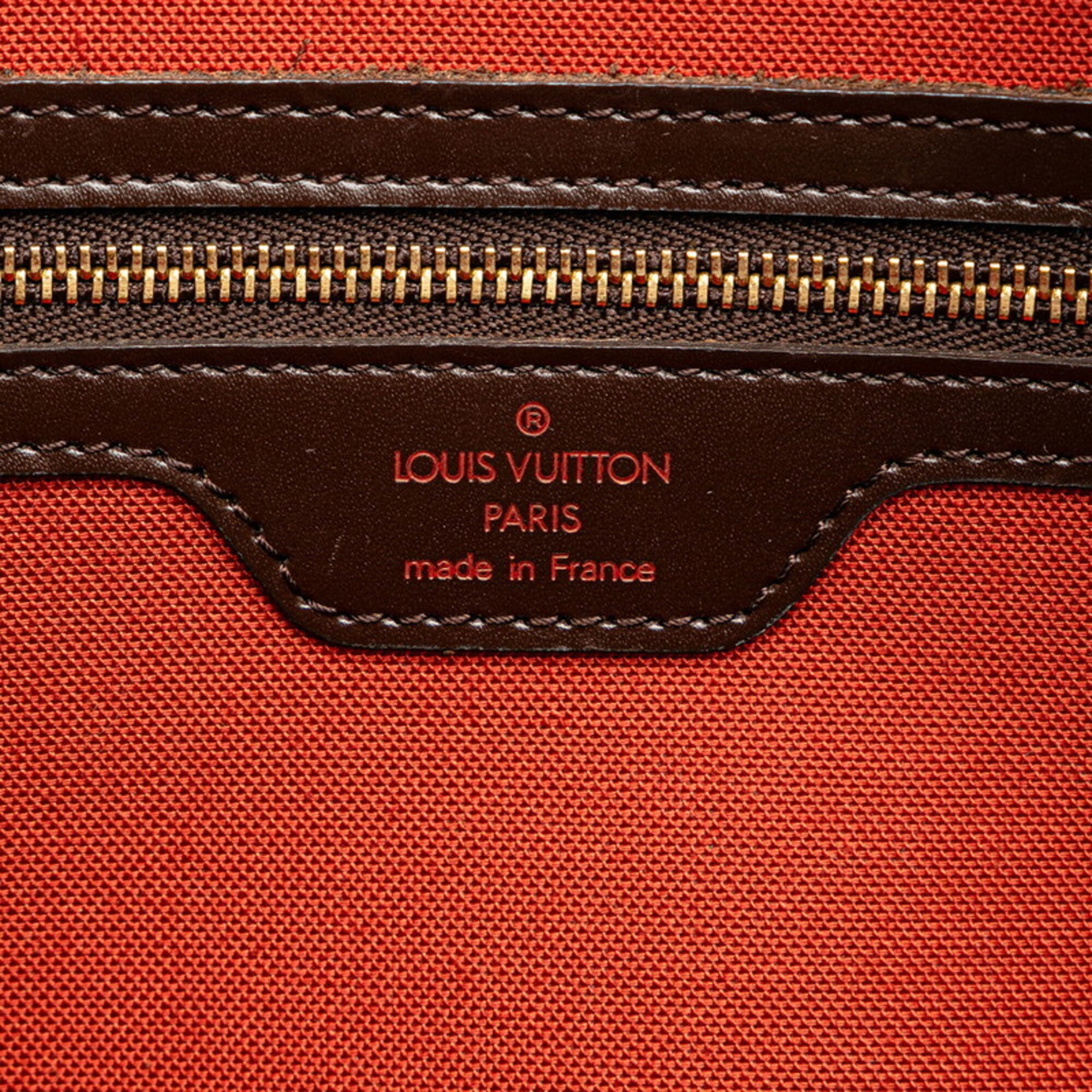 Louis Vuitton Brown Pvc Leather Handbag (Pre-Owned)