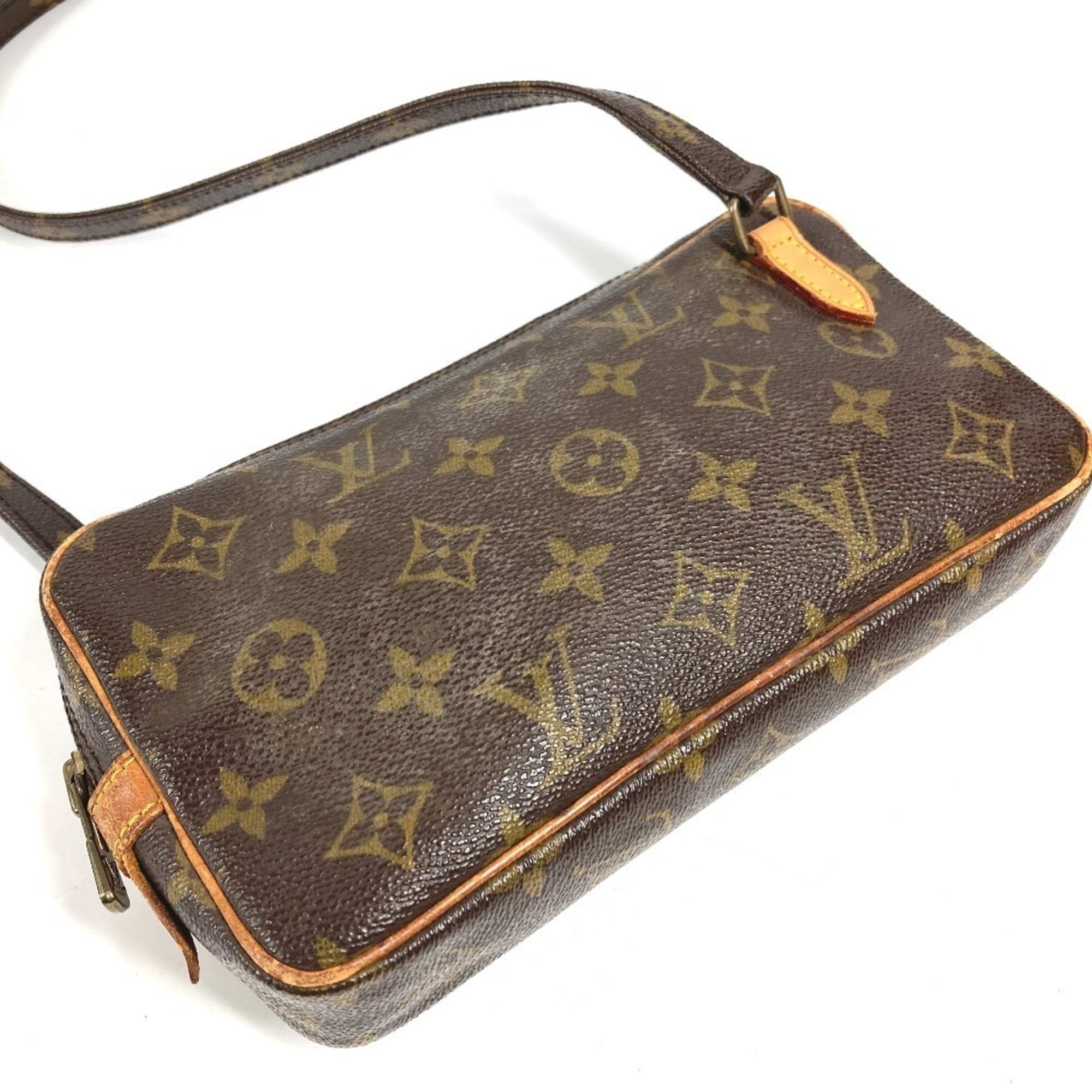 Louis Vuitton Brown Monogram Monogram Pochette Shoulder Bag (Pre-Owned)