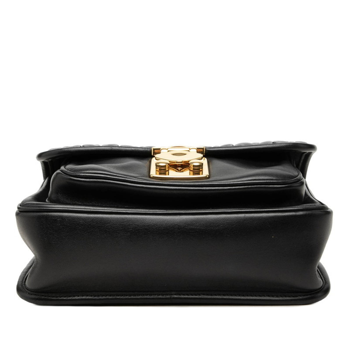 Miu Miu Black Leather Shoulder Bag (Pre-Owned)
