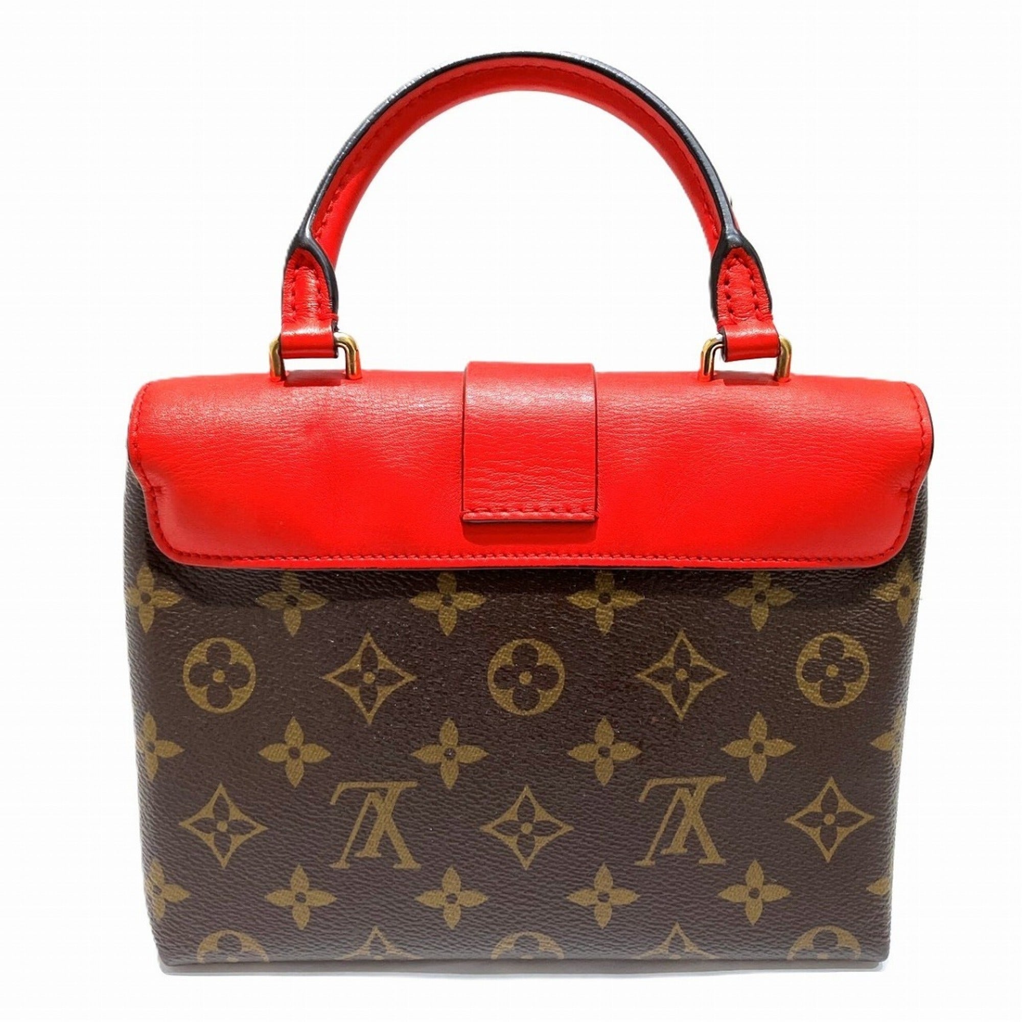 Louis Vuitton Brown Monogram Leather Pvc Handbag (Pre-Owned)