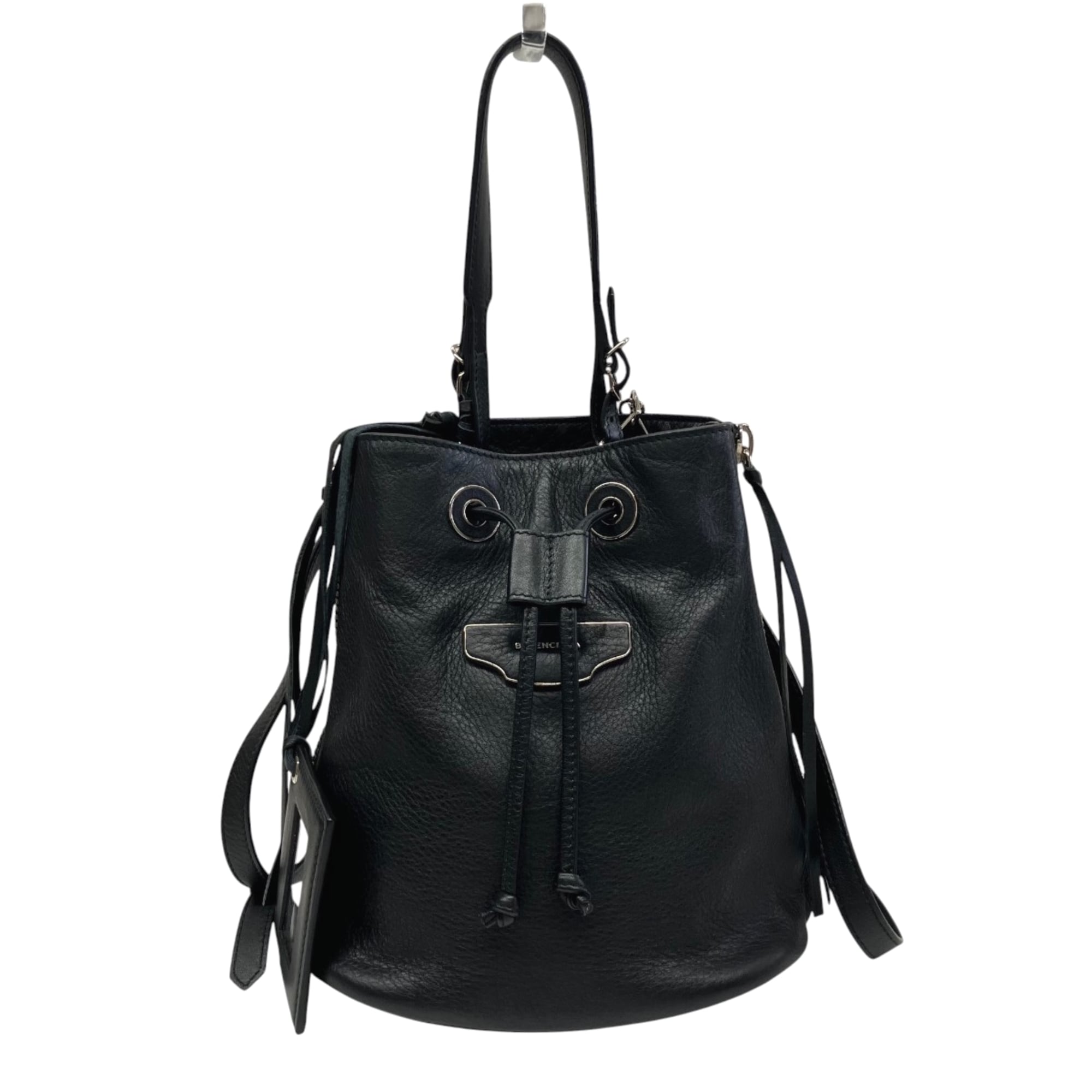 Balenciaga Paper Black Leather Handbag (Pre-Owned)