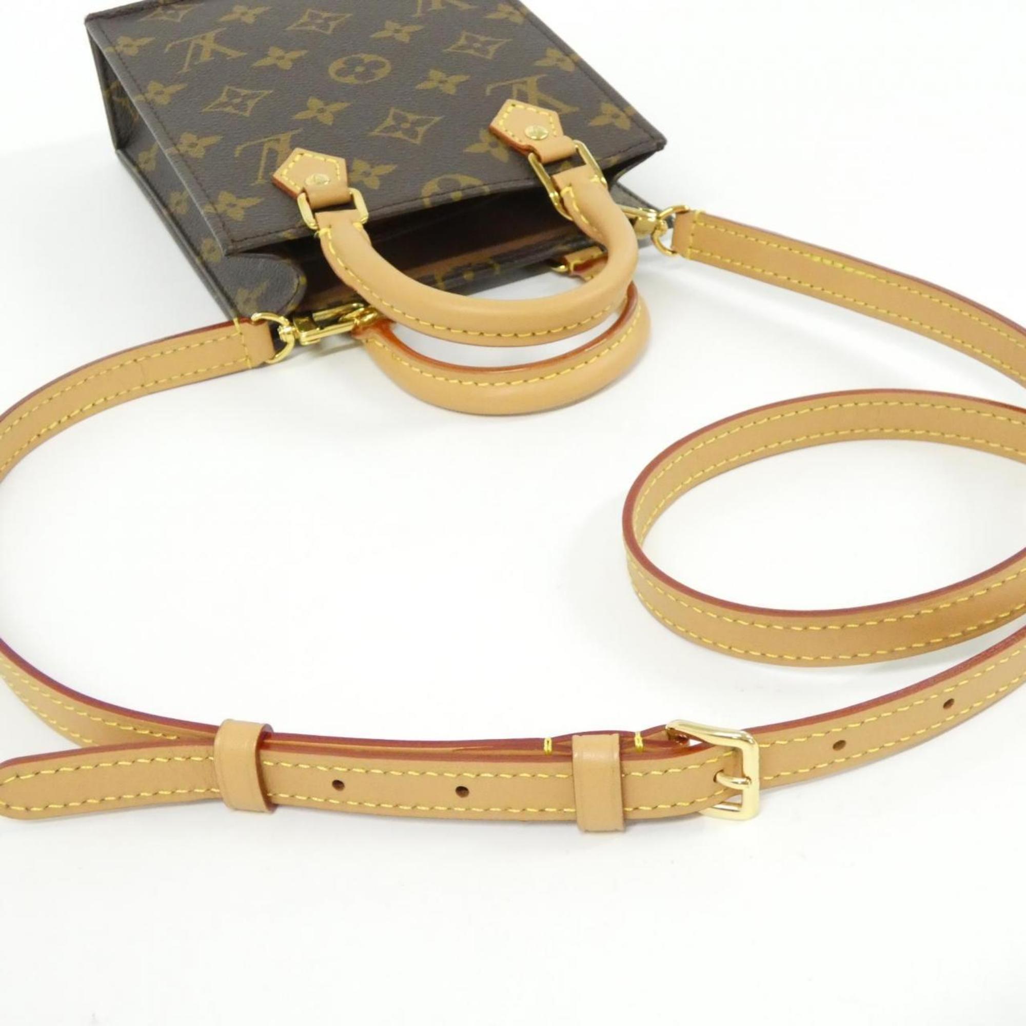 Louis Vuitton Marron Coated Canvas Handbag (Pre-Owned)