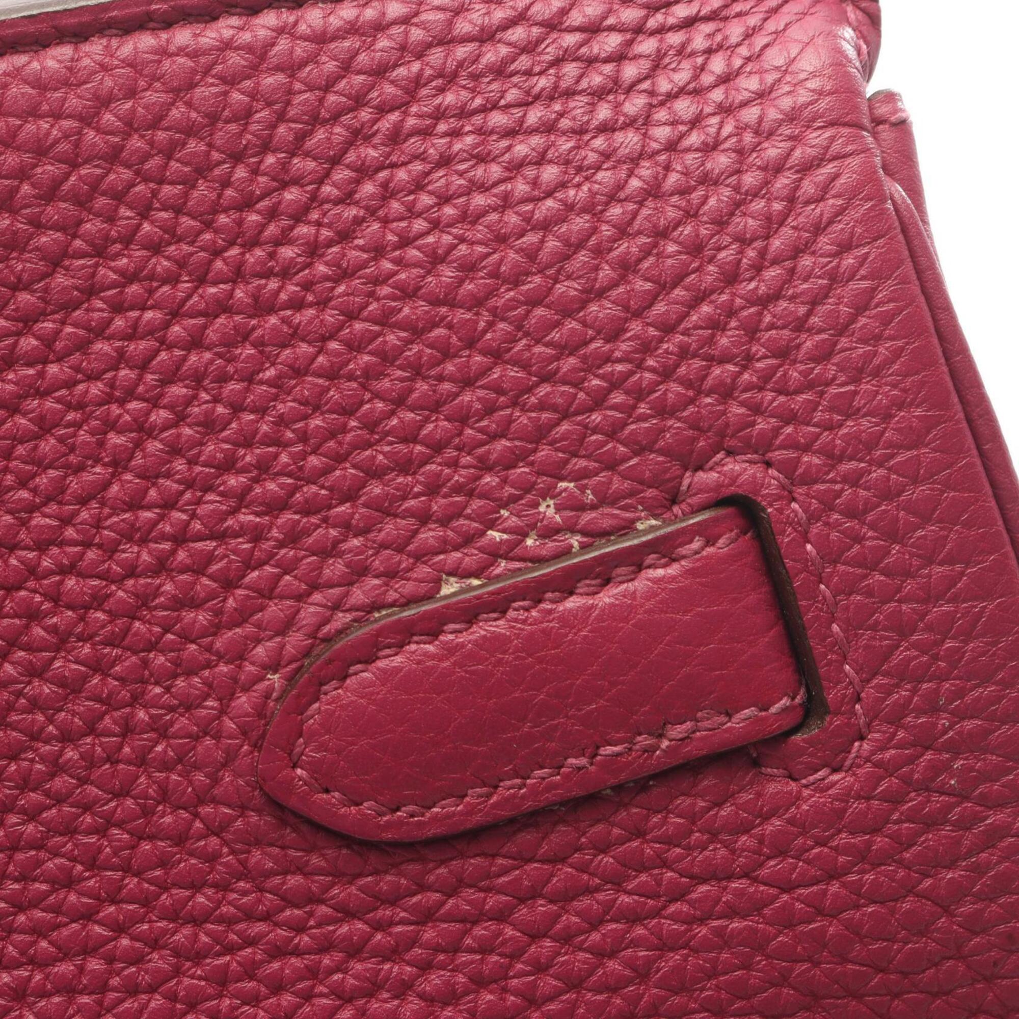 Hermes Pink Togo Leather Handbag (Pre-Owned)