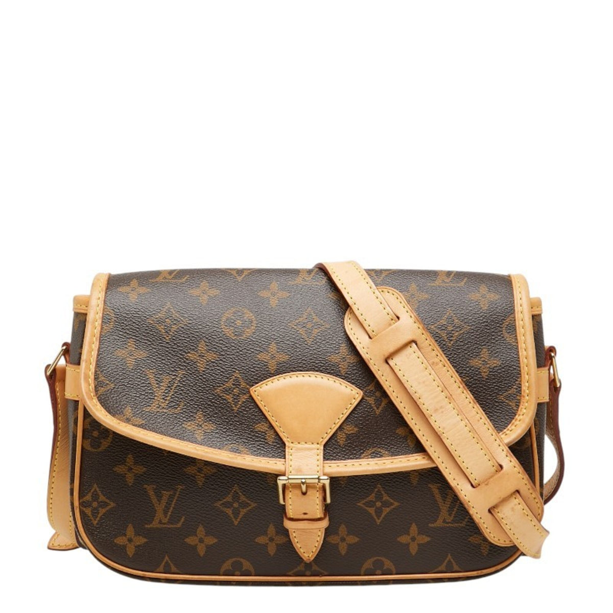 Louis Vuitton Brown Pvc Leather Shoulder Bag (Pre-Owned)