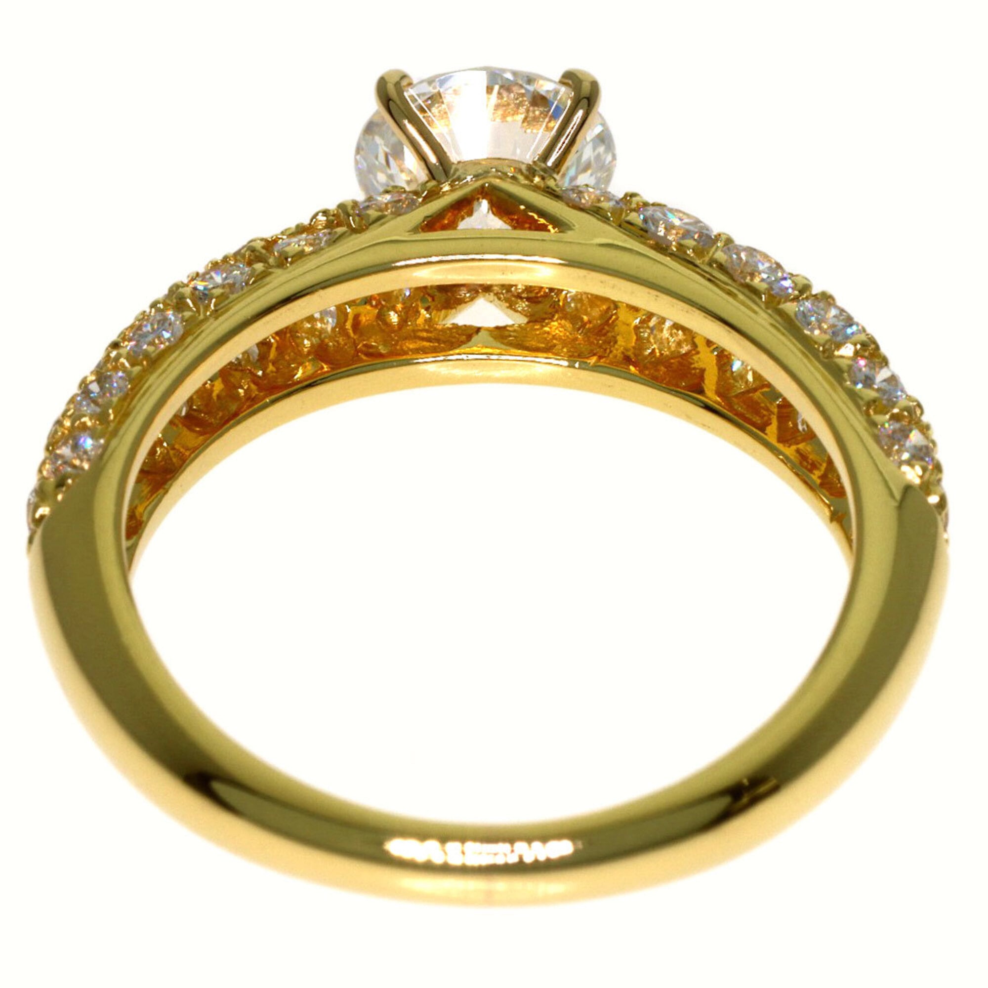 Van Cleef & Arpels Yellow Gold Yellow Gold Band Ring (Pre-Owned)