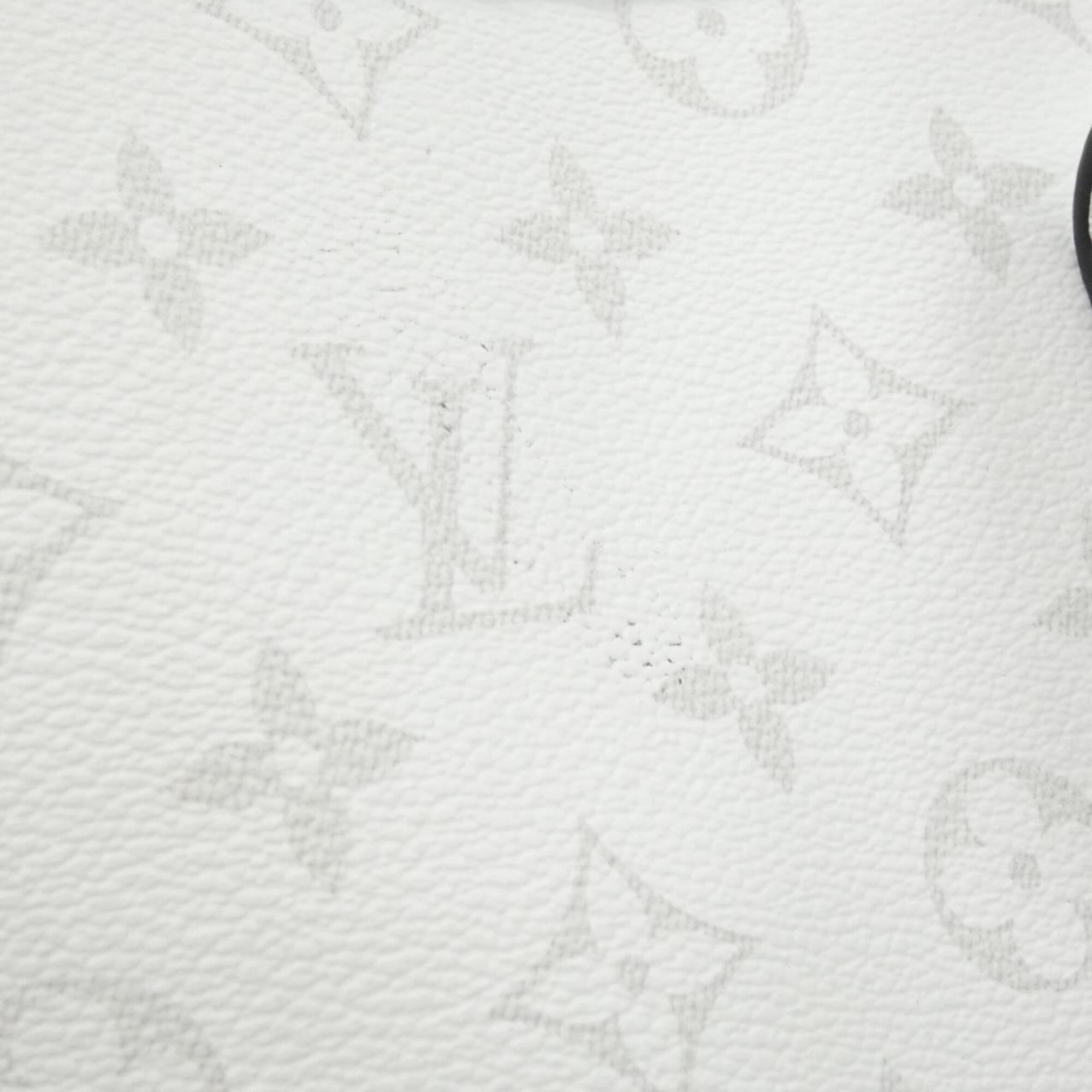 Louis Vuitton White Coated Canvas Handbag (Pre-Owned)