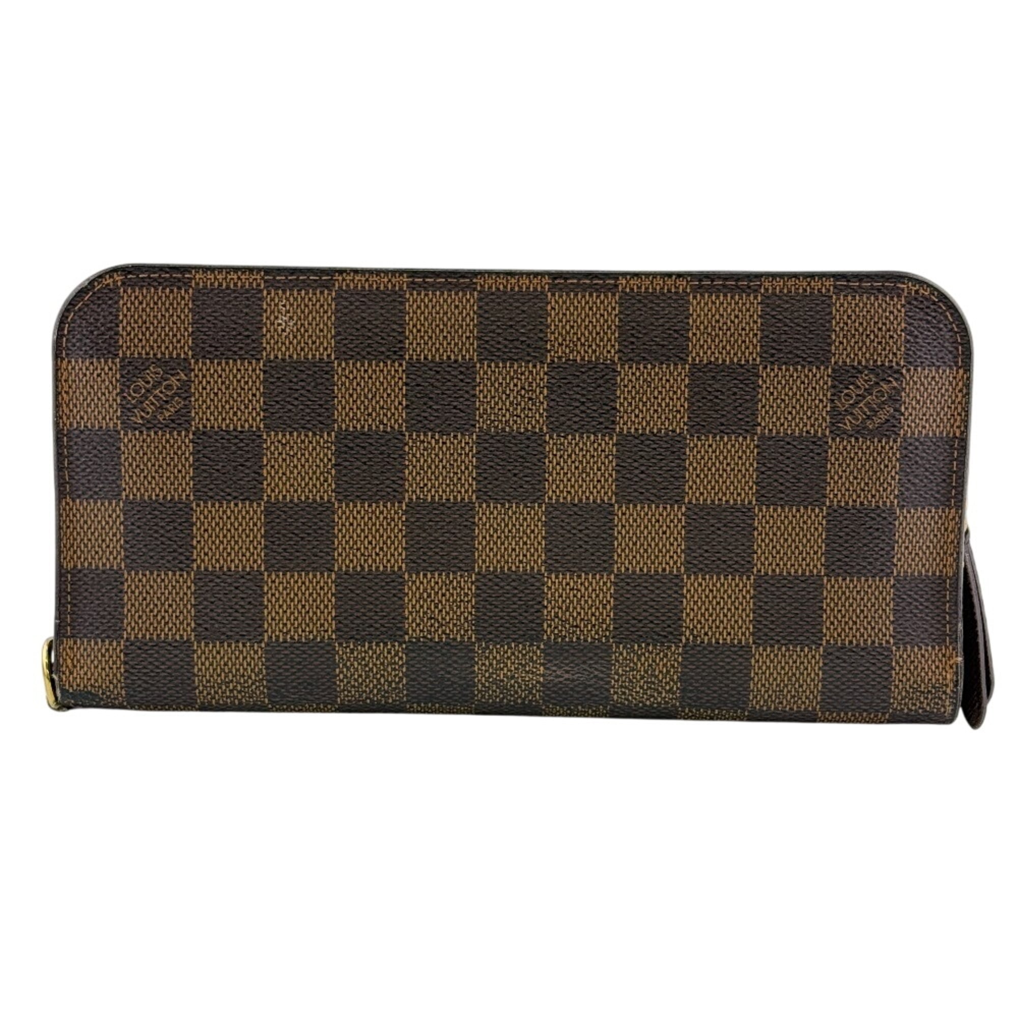 Louis Vuitton Damier Brown Damier Canvas Damier Canvas Long Wallet (Bi-Fold) (Pre-Owned)
