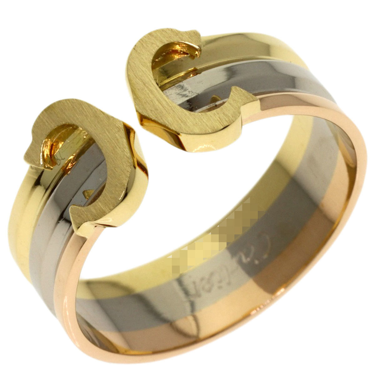 Cartier Yellow Gold (18K) Pink Gold (18K) White Gold (18K) Band Ring (Pre-Owned)