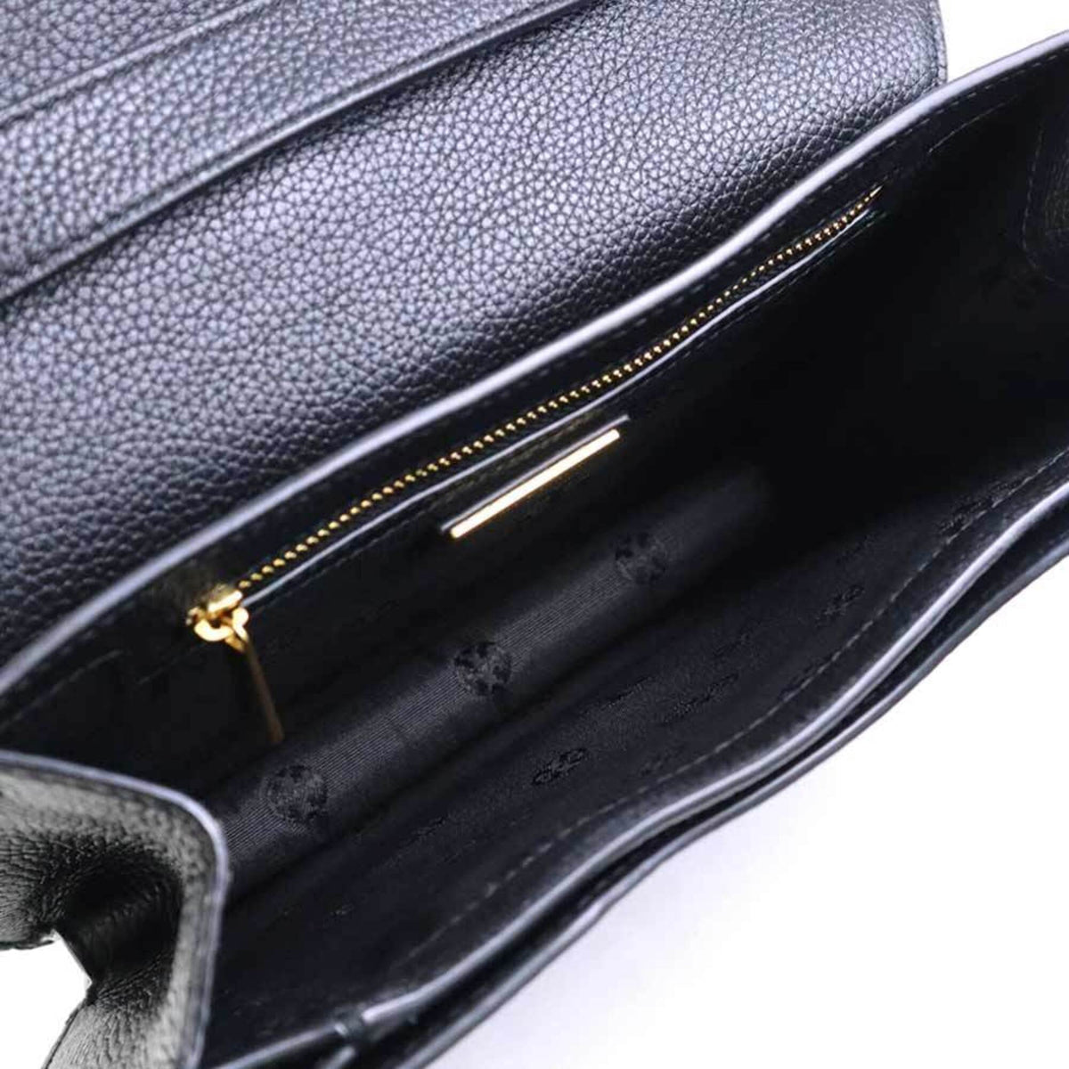 Tory Burch Black Leather Shoulder Bag (Pre-Owned)