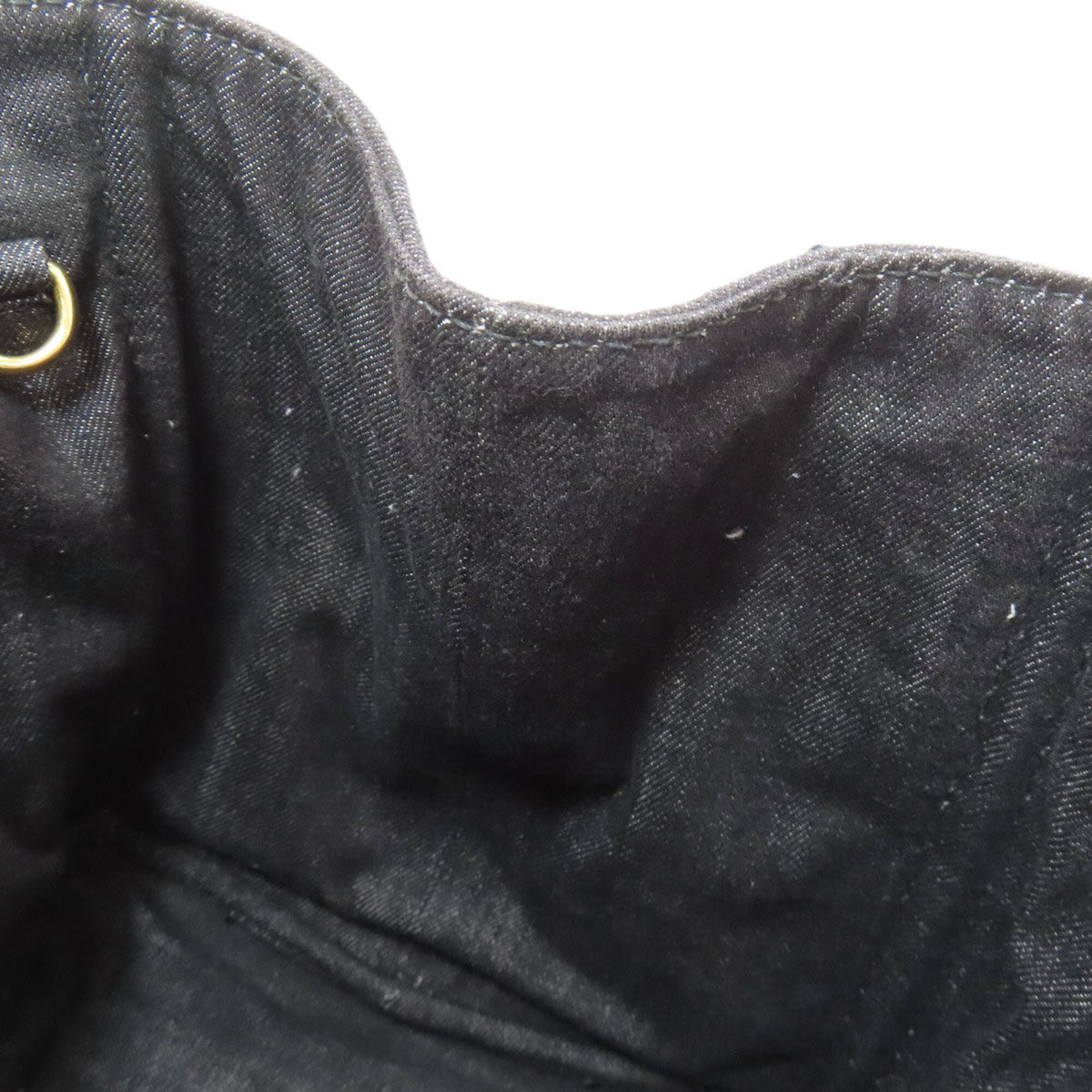 Prada Black Denim Handbag (Pre-Owned)