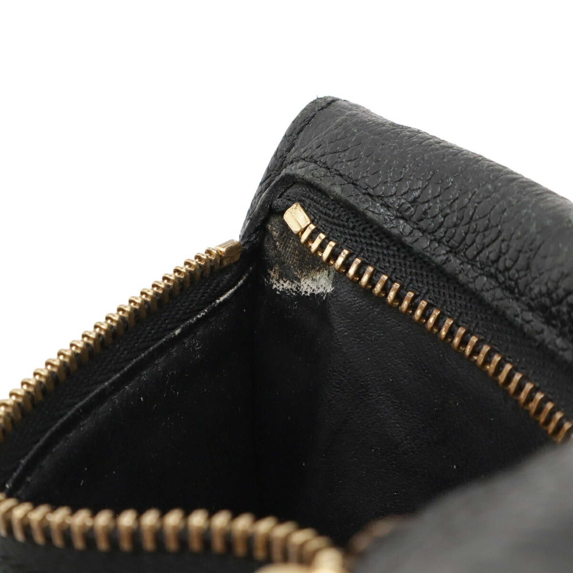 Louis Vuitton Monogram Empreinte Black Noir Monogram Empreinte Coin Purse/Coin Case (Pre-Owned)