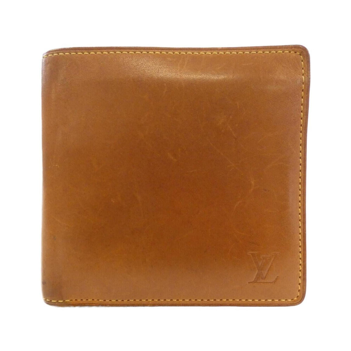 Louis Vuitton Caramel Leather Phone Wallet (Pre-Owned)