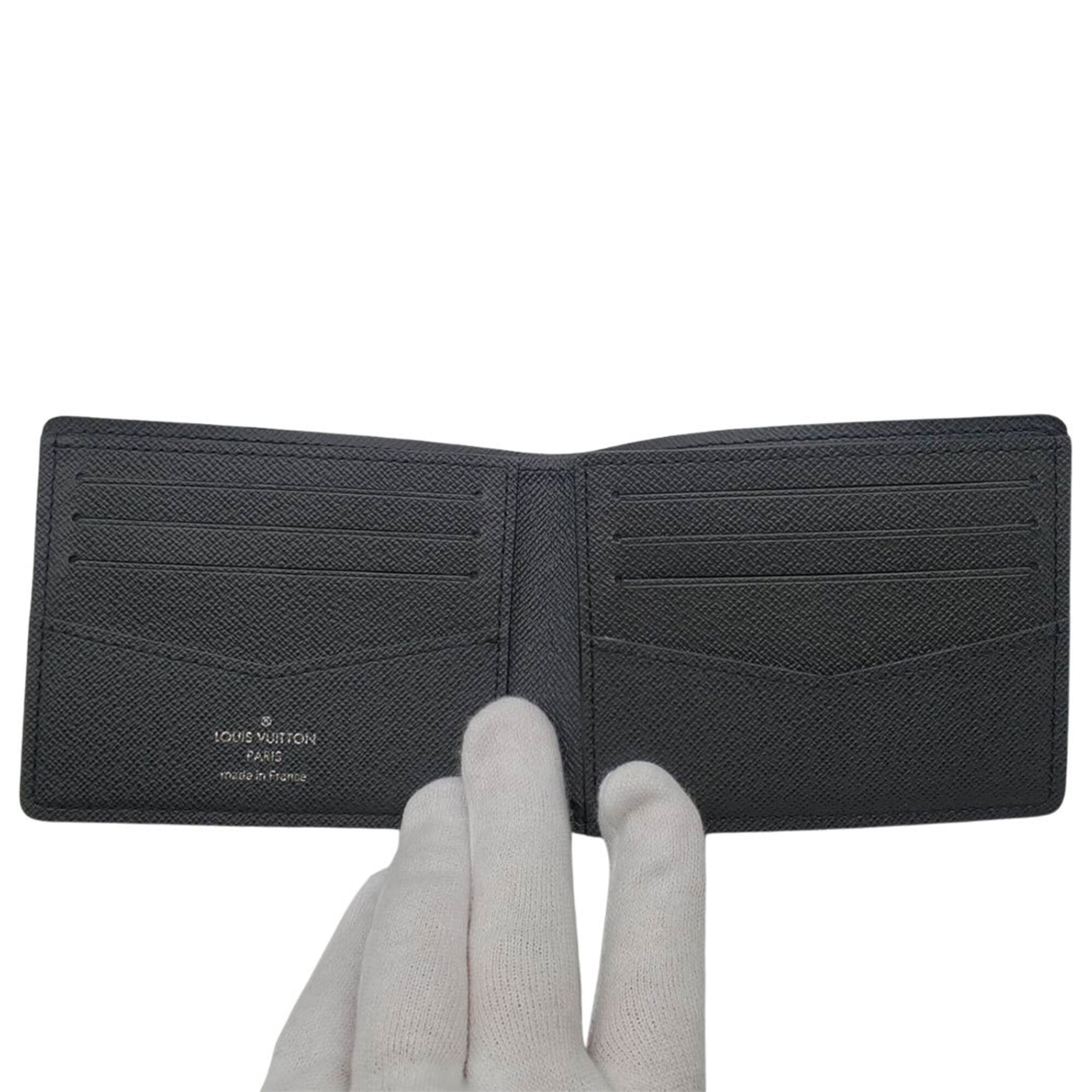 Louis Vuitton Black Damier Graphite Wallet (Bi-Fold) (Pre-Owned)