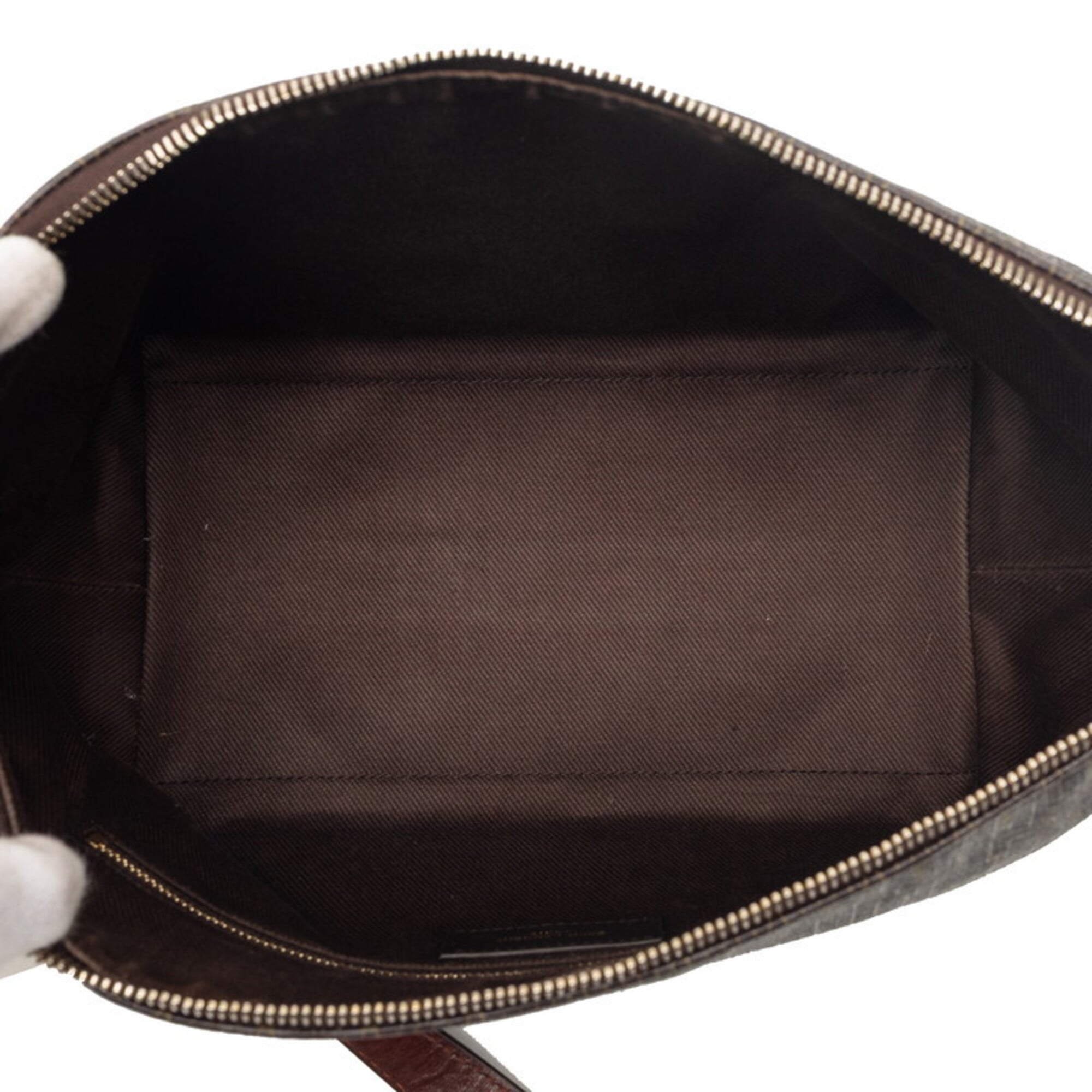 Saint Laurent Brown Pvc Shoulder Bag (Pre-Owned)