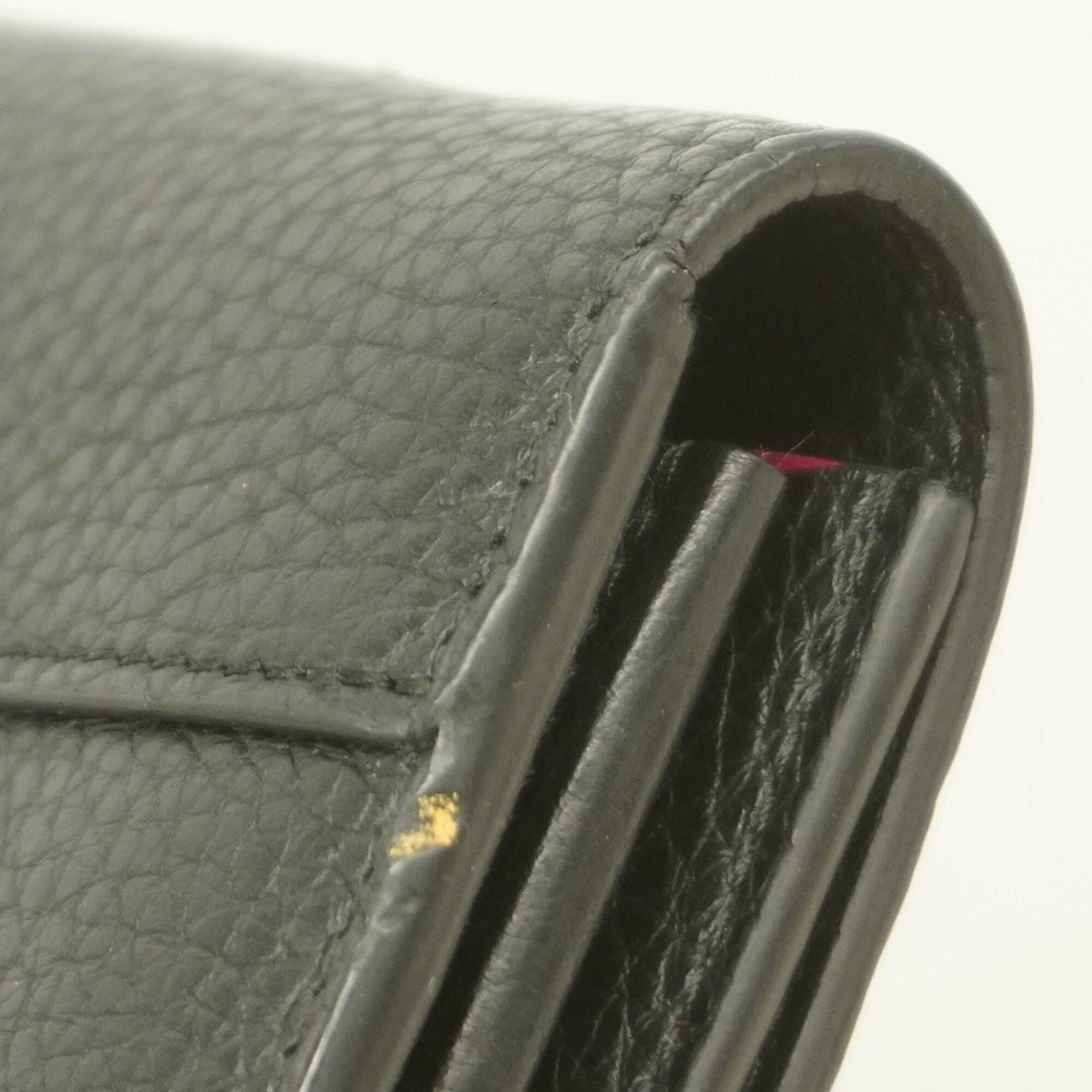 Louis Vuitton Noir Long Wallet (Bi-Fold) (Pre-Owned)