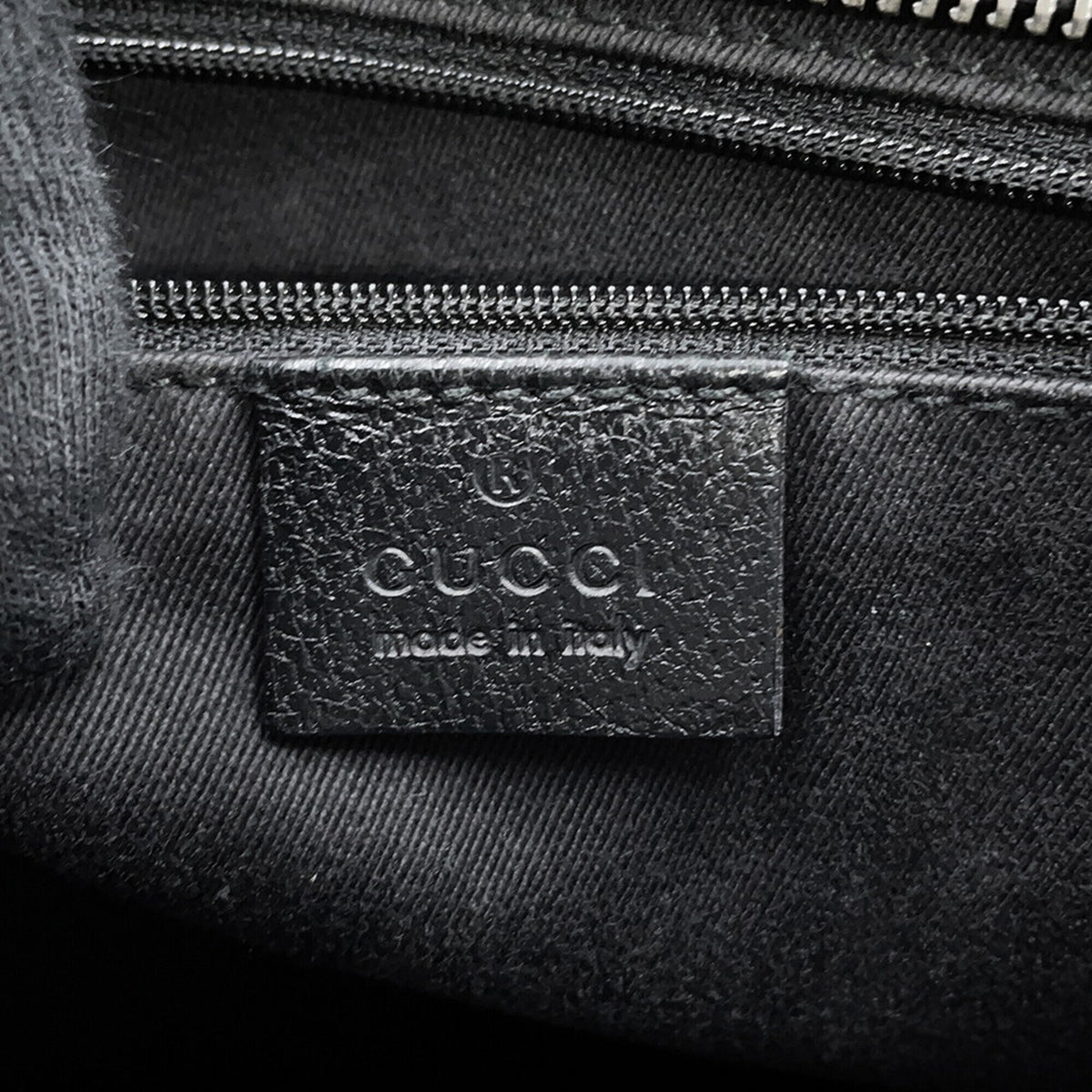 Gucci Black Gg Canvas Handbag Tote Bag (Pre-Owned)