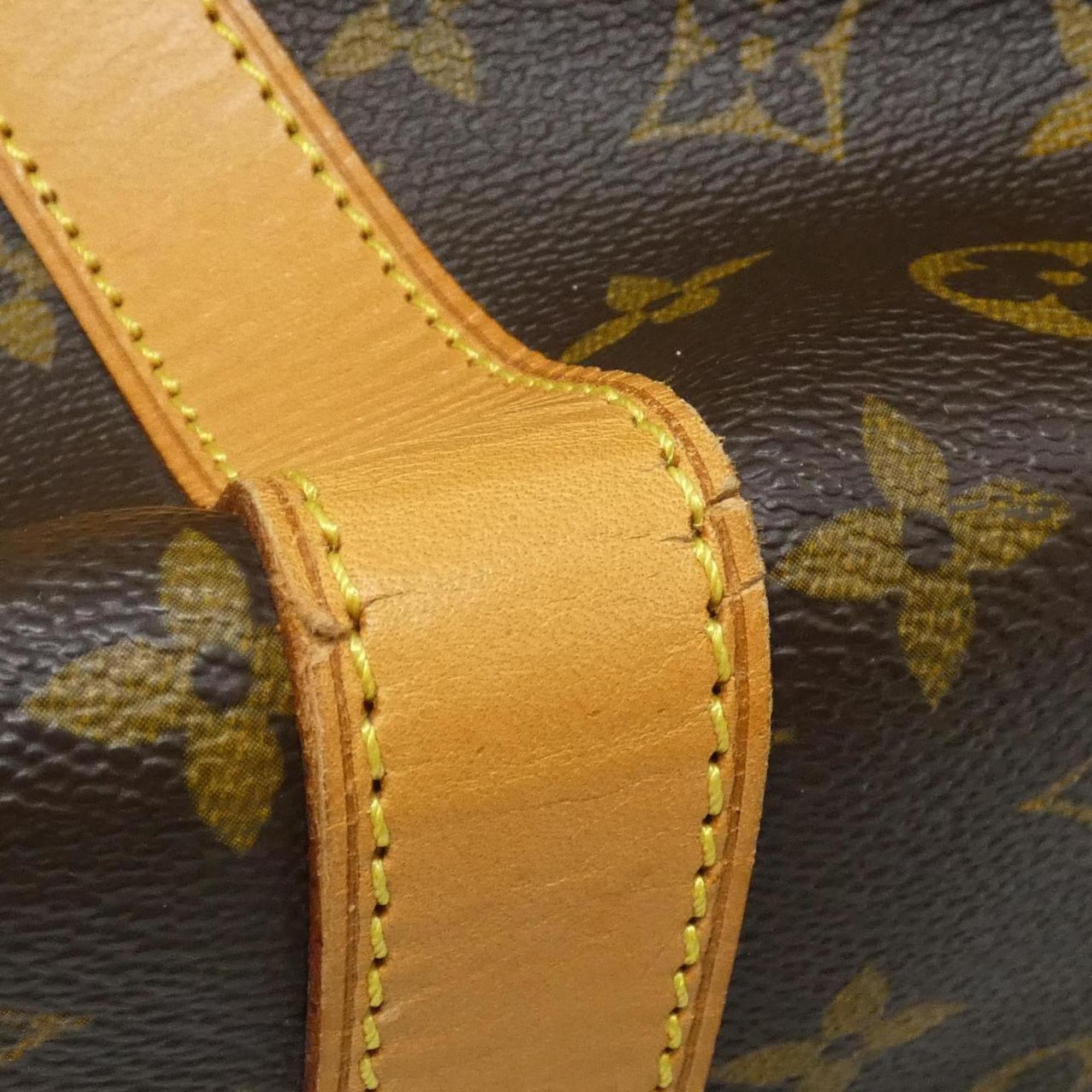 Louis Vuitton Monogram Brown Coated Canvas Boston Bag (Pre-Owned)