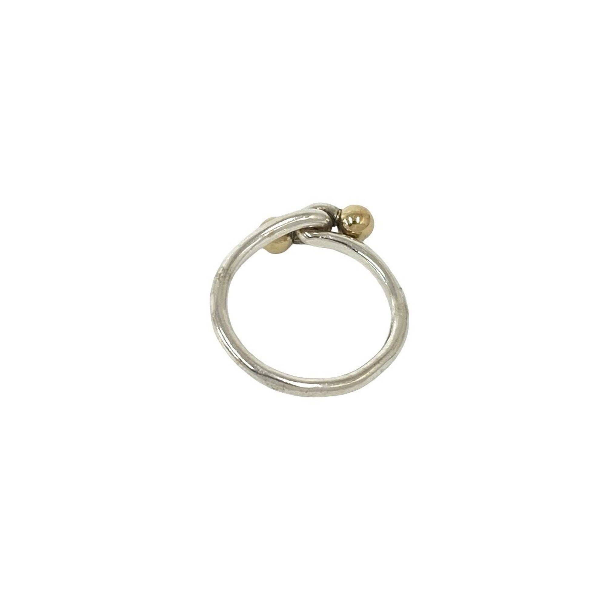Tiffany Gold Silver Yellow Gold (18K) Silver 925 Band Ring (Pre-Owned)
