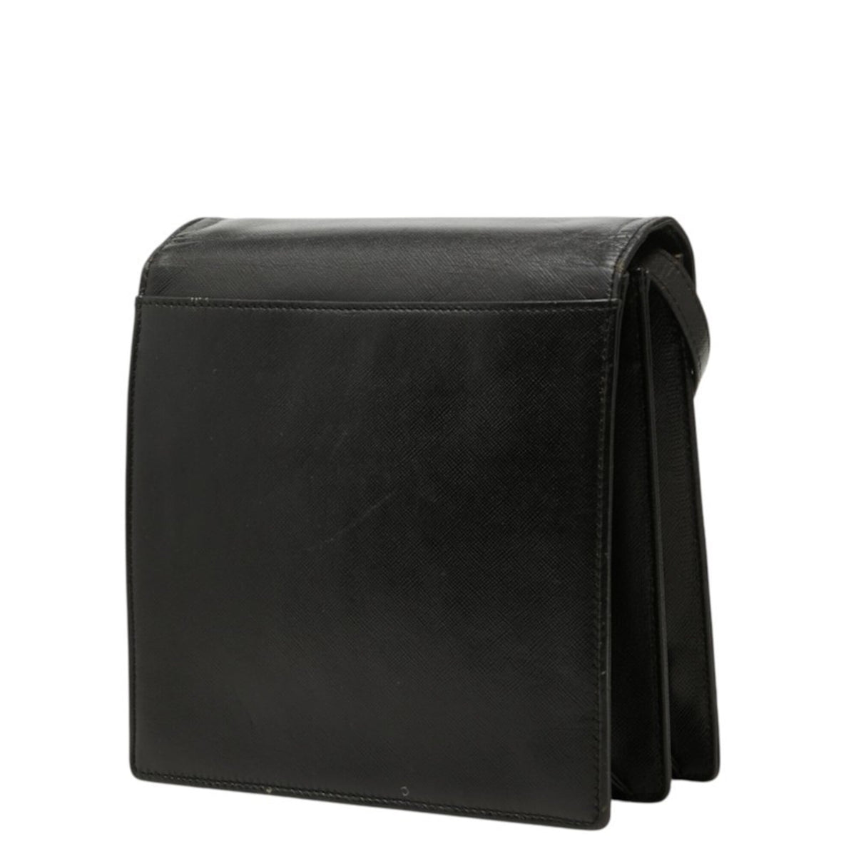 Saint Laurent Black Leather Shoulder Bag (Pre-Owned)