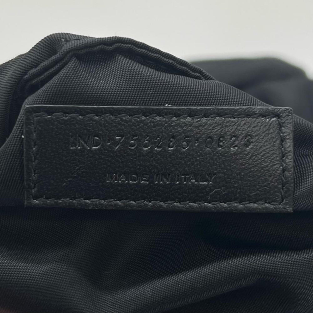 Saint Laurent Black Leather Nylon Backpack (Pre-Owned)