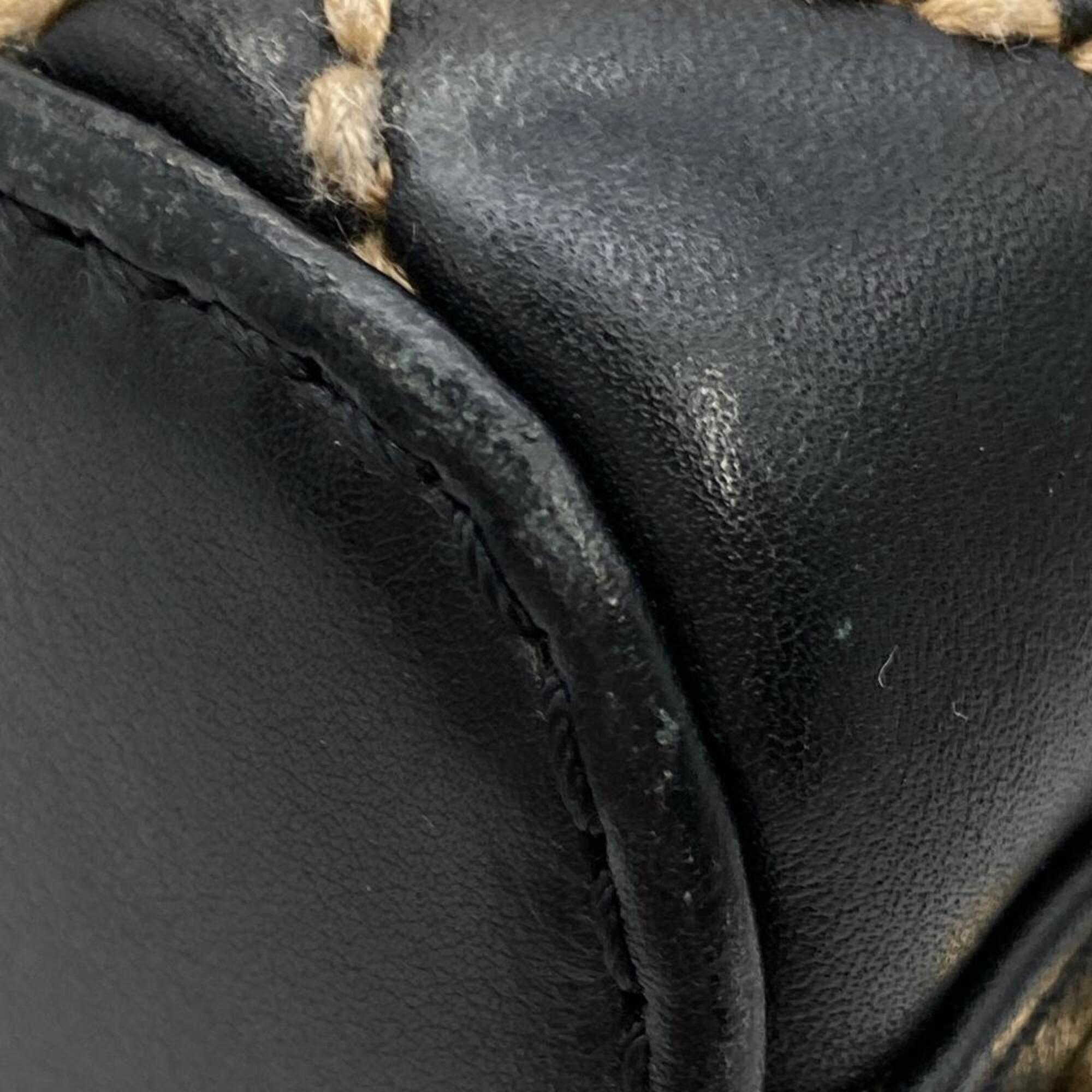 Chanel Black Boston Bag Handbag (Pre-Owned)