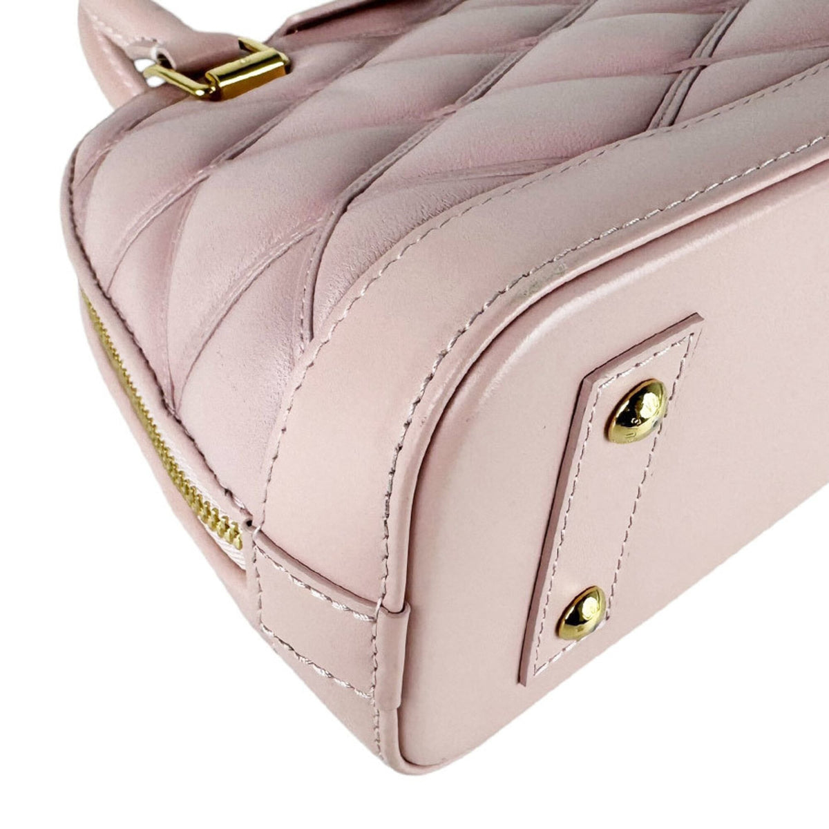 Louis Vuitton Pink Leather Handbag Shoulder Bag (Pre-Owned)