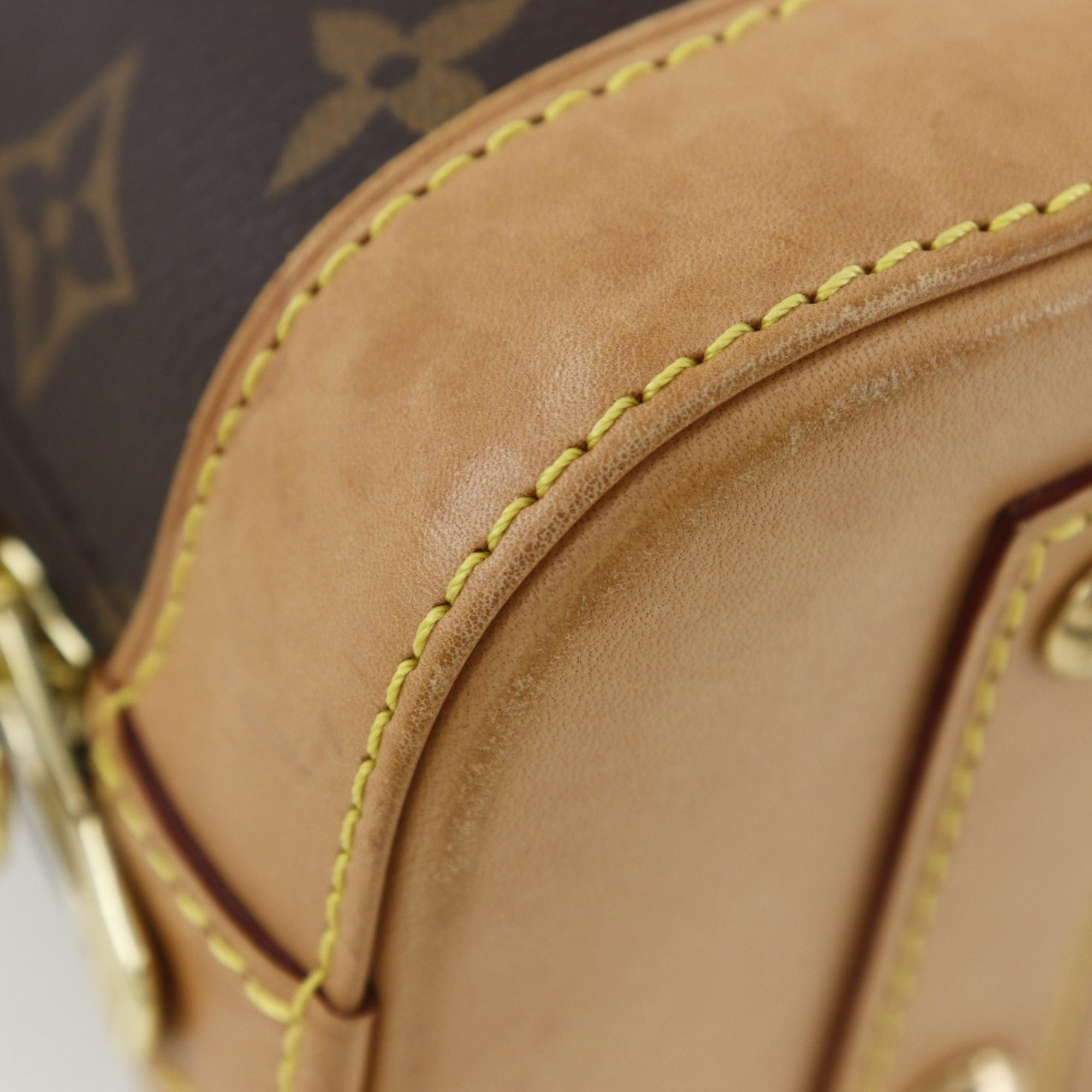 Louis Vuitton Brown Galle Monogram Monogram Handbag (Pre-Owned)
