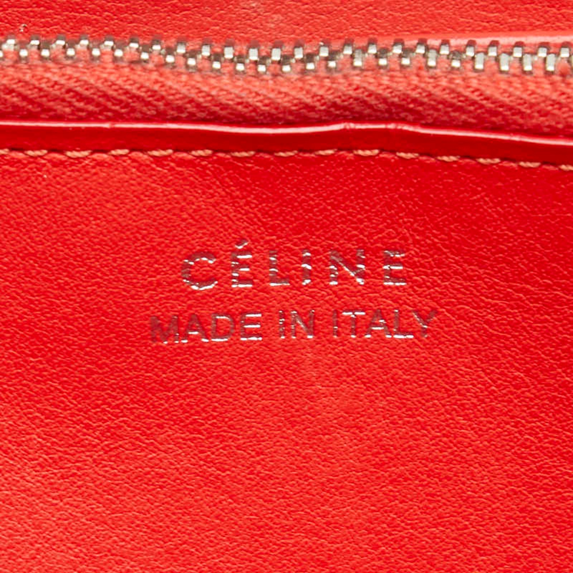 Celine Brown Leather Long Wallet (Bi-Fold) (Pre-Owned)