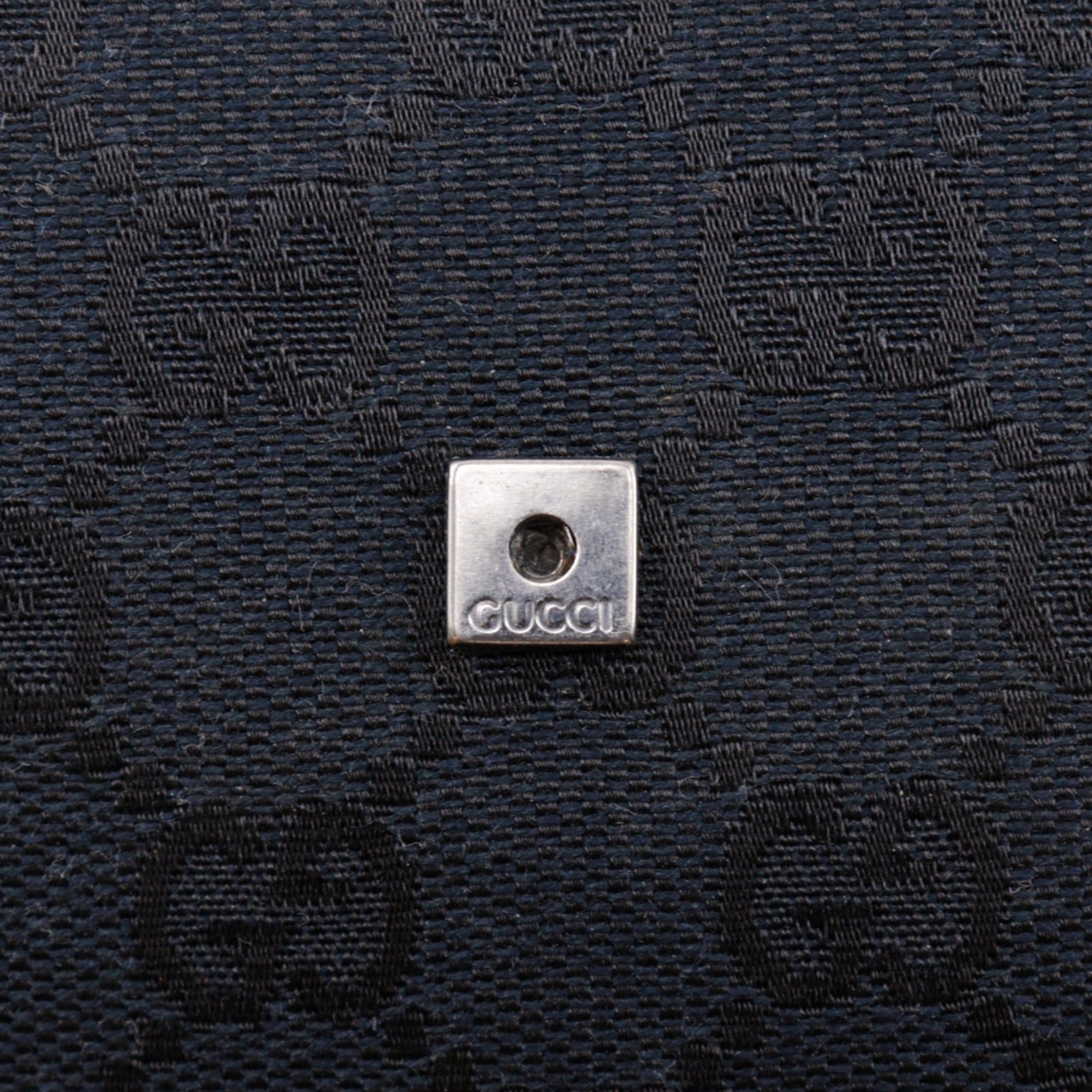 Gucci Black Gg Canvas Wallet (Bi-Fold) (Pre-Owned)