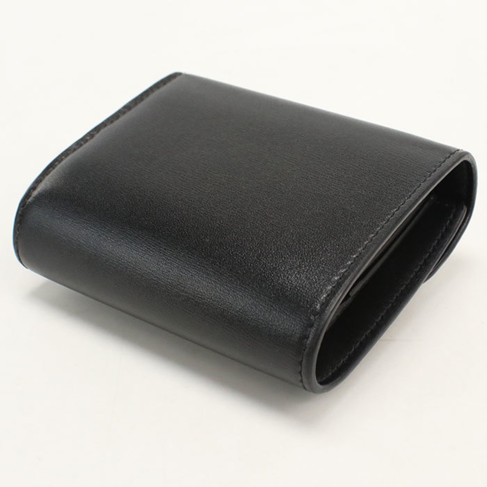 Celine Black Leather Wallet (Tri-Fold) (Pre-Owned)