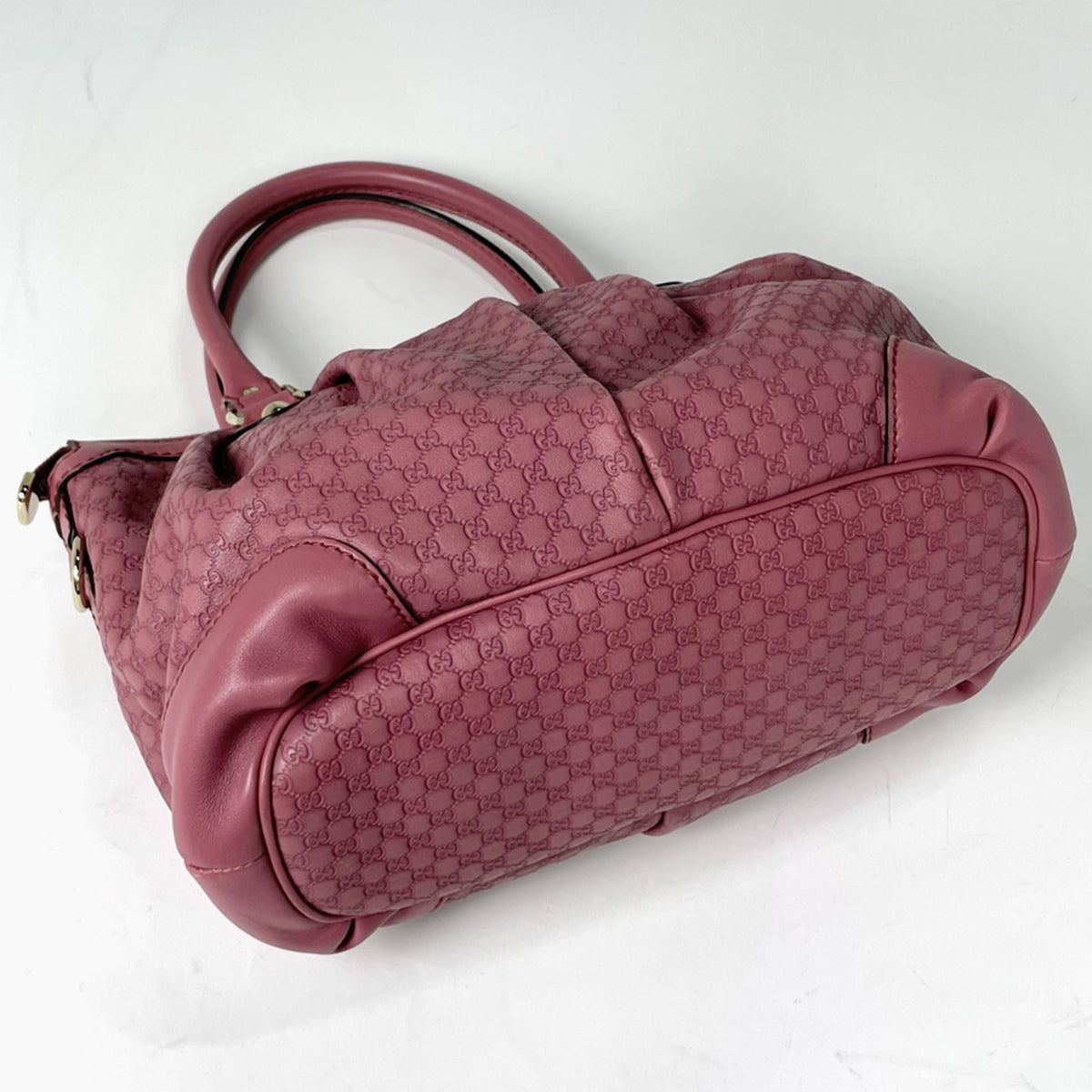Gucci Sukey Pink Leather Handbag (Pre-Owned)