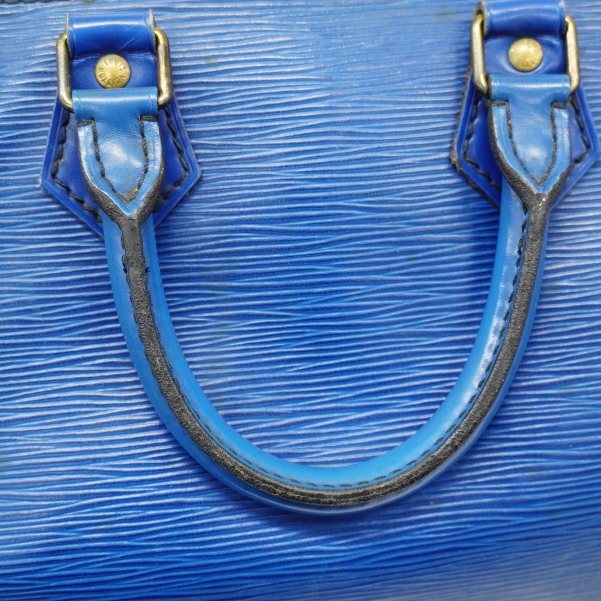 Louis Vuitton Toledo Blue Handbag (Pre-Owned)