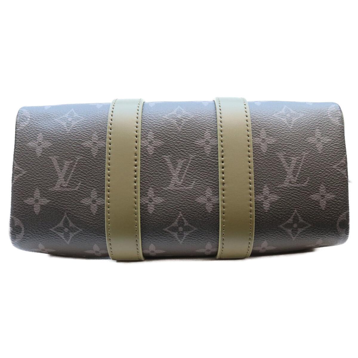 Louis Vuitton Khaki Monogram Boston Bag Shoulder Bag (Pre-Owned)