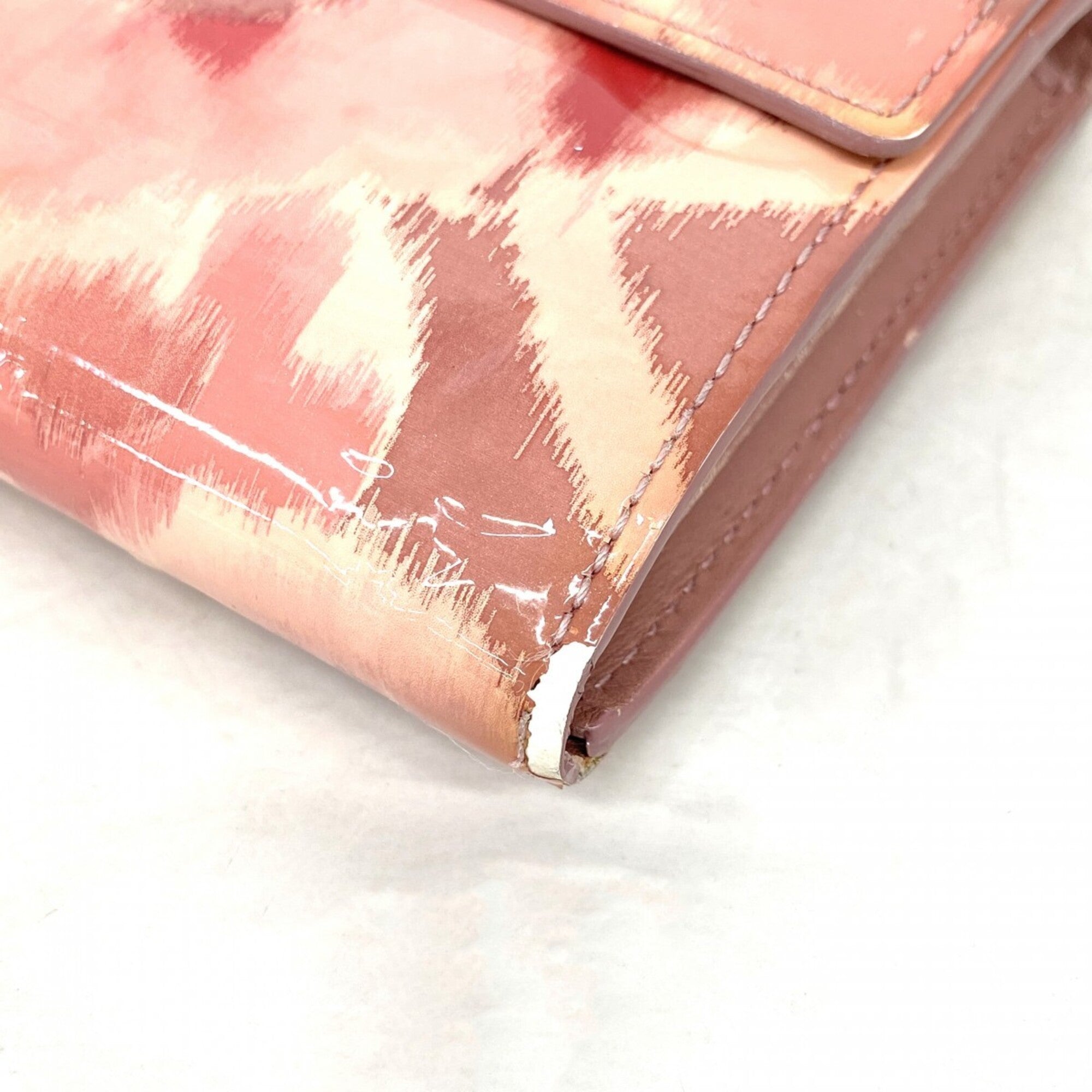 Louis Vuitton Rose Velours Long Wallet (Bi-Fold) (Pre-Owned)