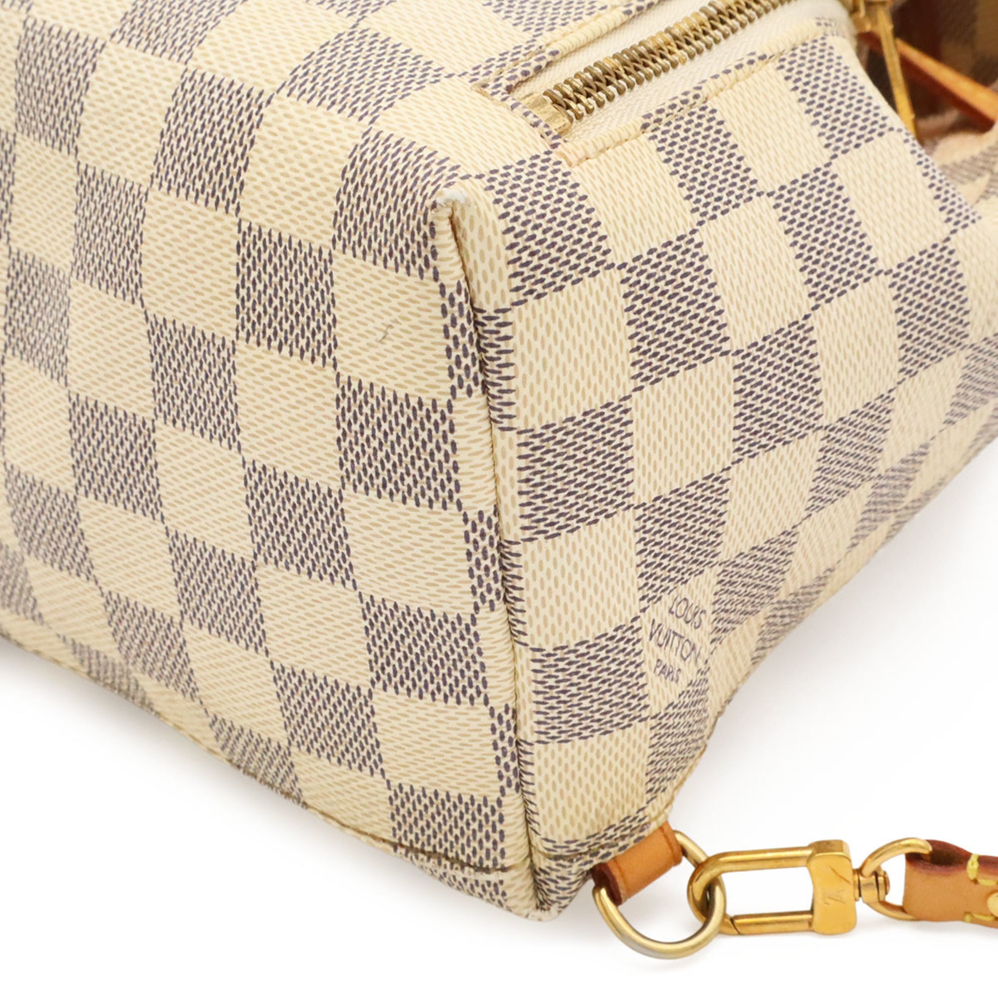 Louis Vuitton Damier Azur Ivory Damier Azur Backpack Shoulder Bag (Pre-Owned)