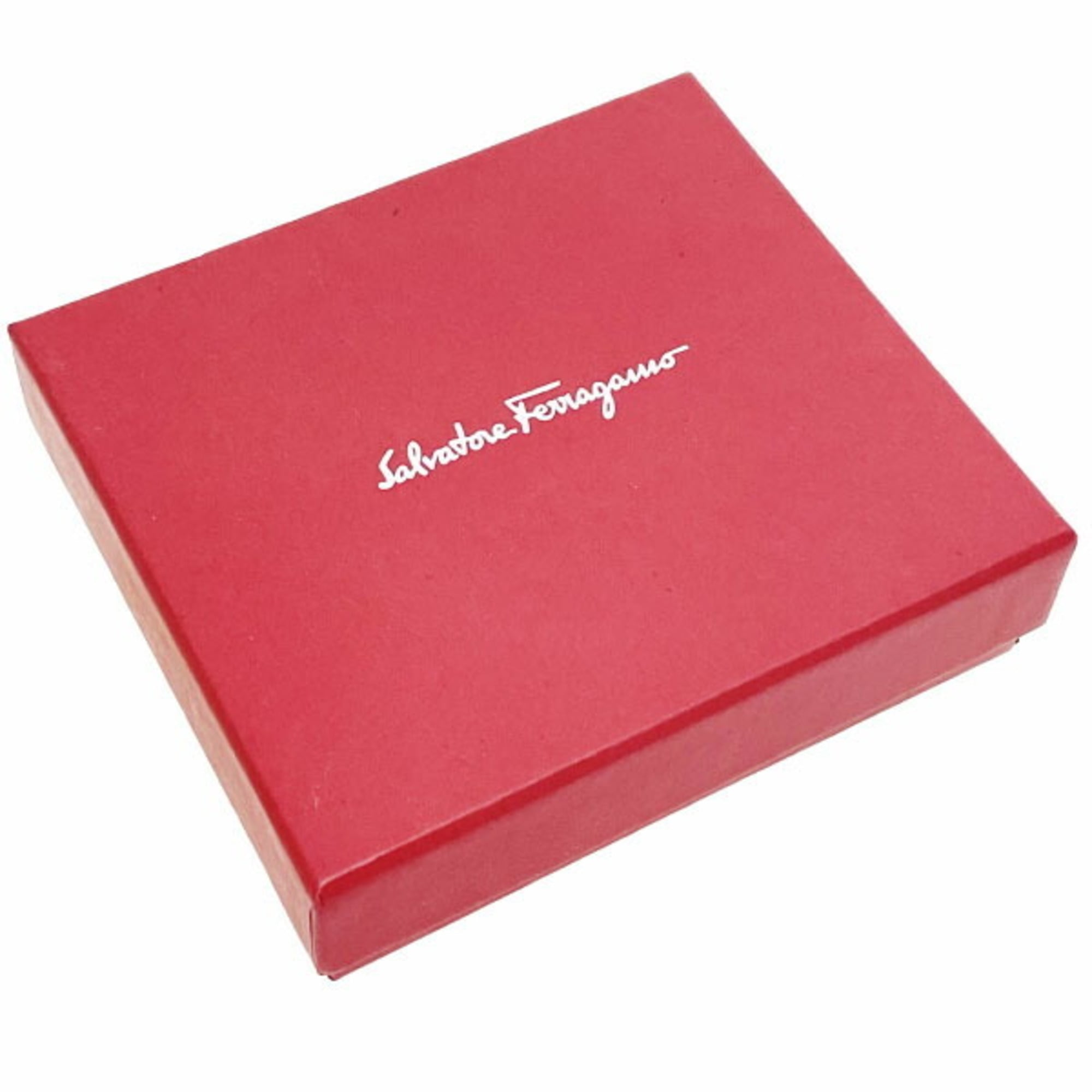 Salvatore Ferragamo Gray Canvas Leather Wallet (Bi-Fold) (Pre-Owned)