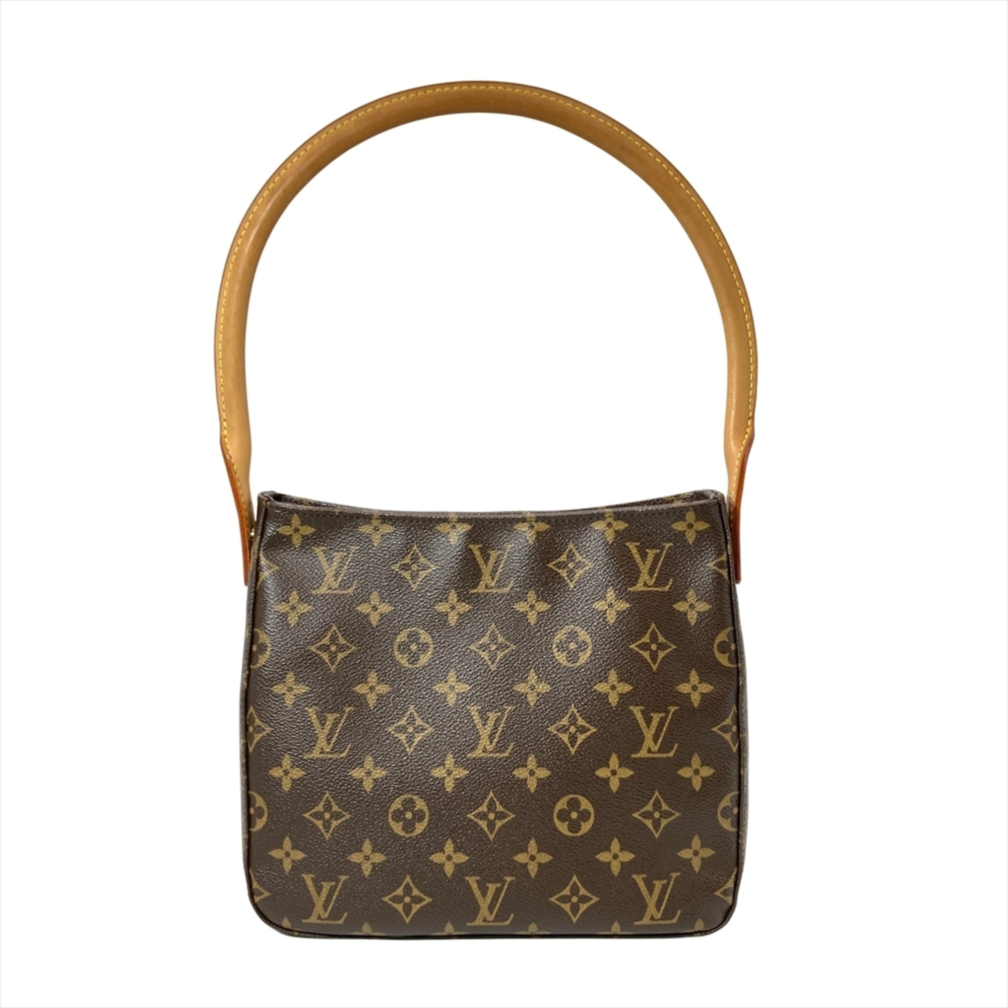 Louis Vuitton Brown Monogram Canvas Shoulder Bag (Pre-Owned)