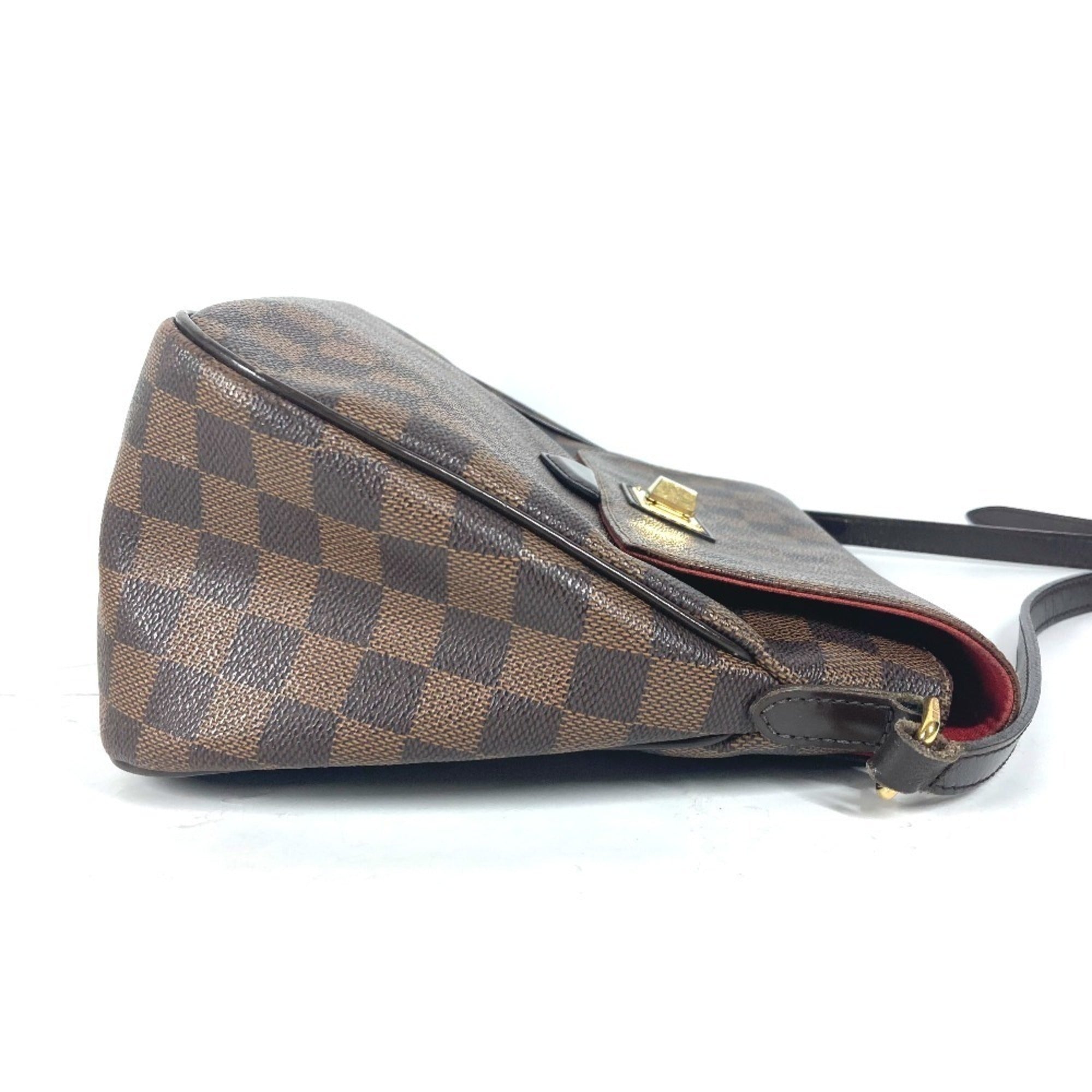 Louis Vuitton Brown Damier Canvas Ebene Damier Canvas Shoulder Bag (Pre-Owned)