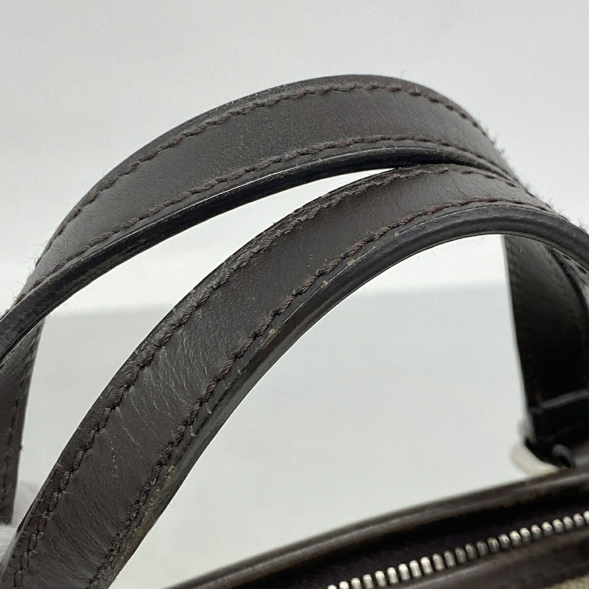 Gucci Brown Pvc Handbag (Pre-Owned)