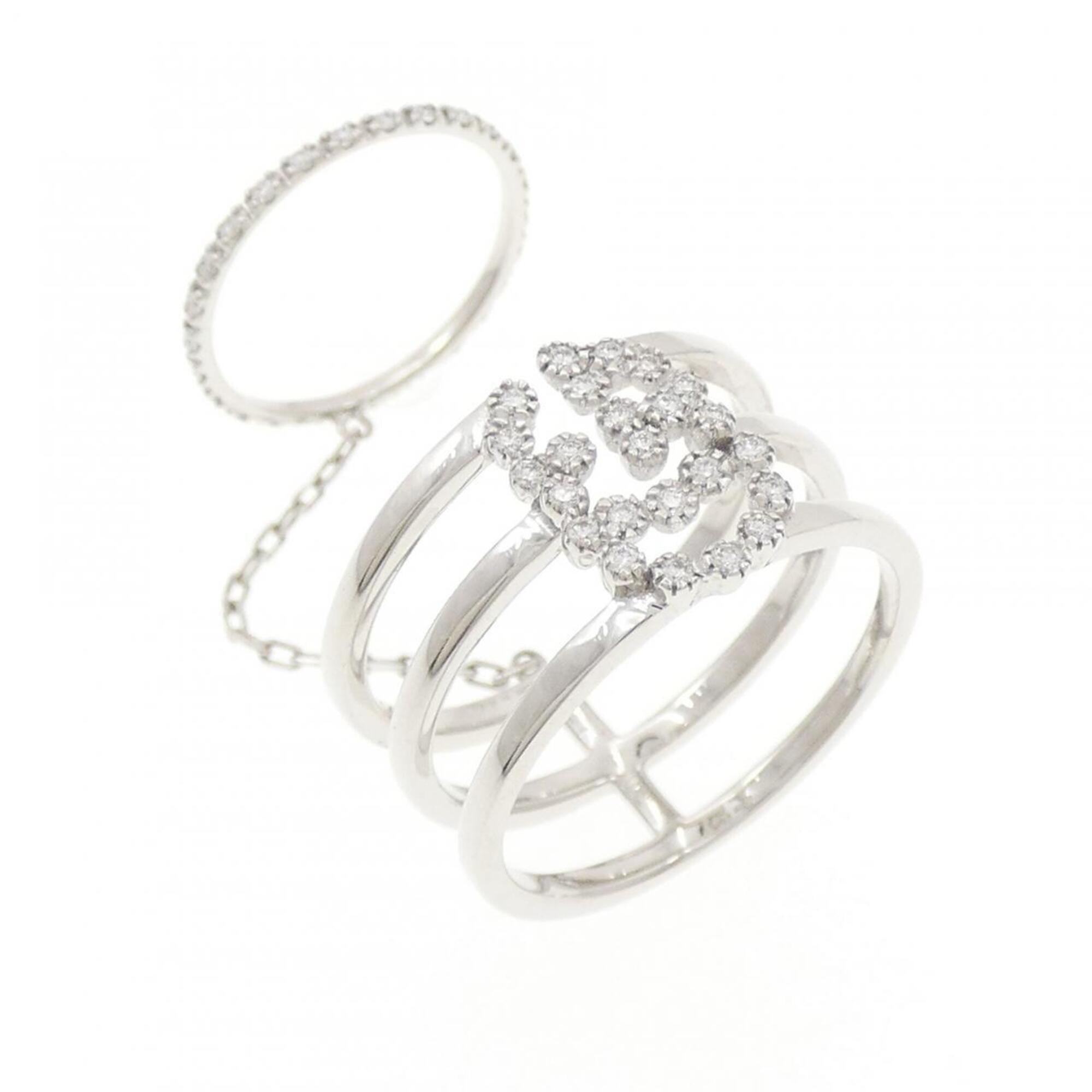 Gucci White Gold White Gold (18K) Band Ring (Pre-Owned)